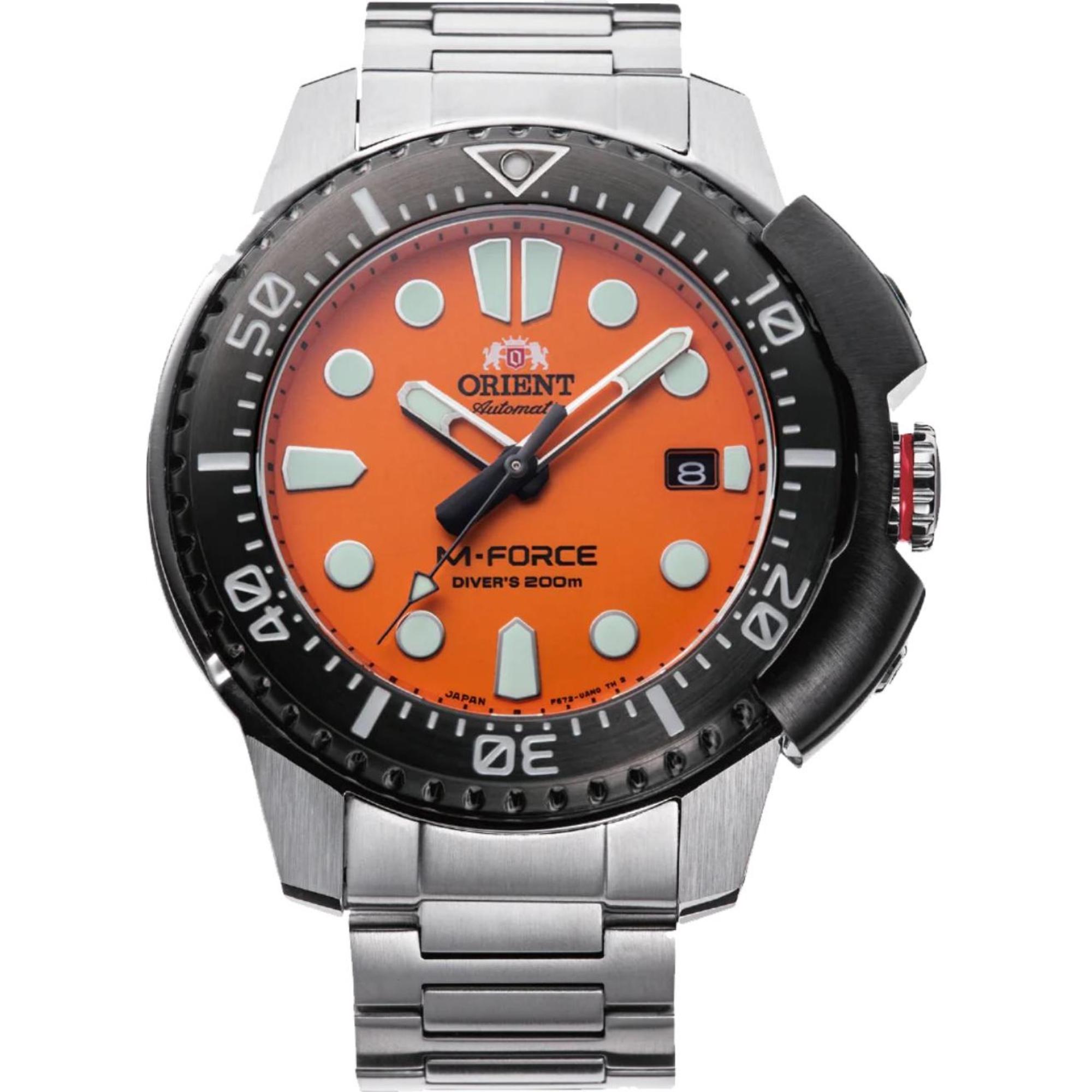 Orient M-Force Orange Dial Men’s Watch RA-AC0L08Y00B