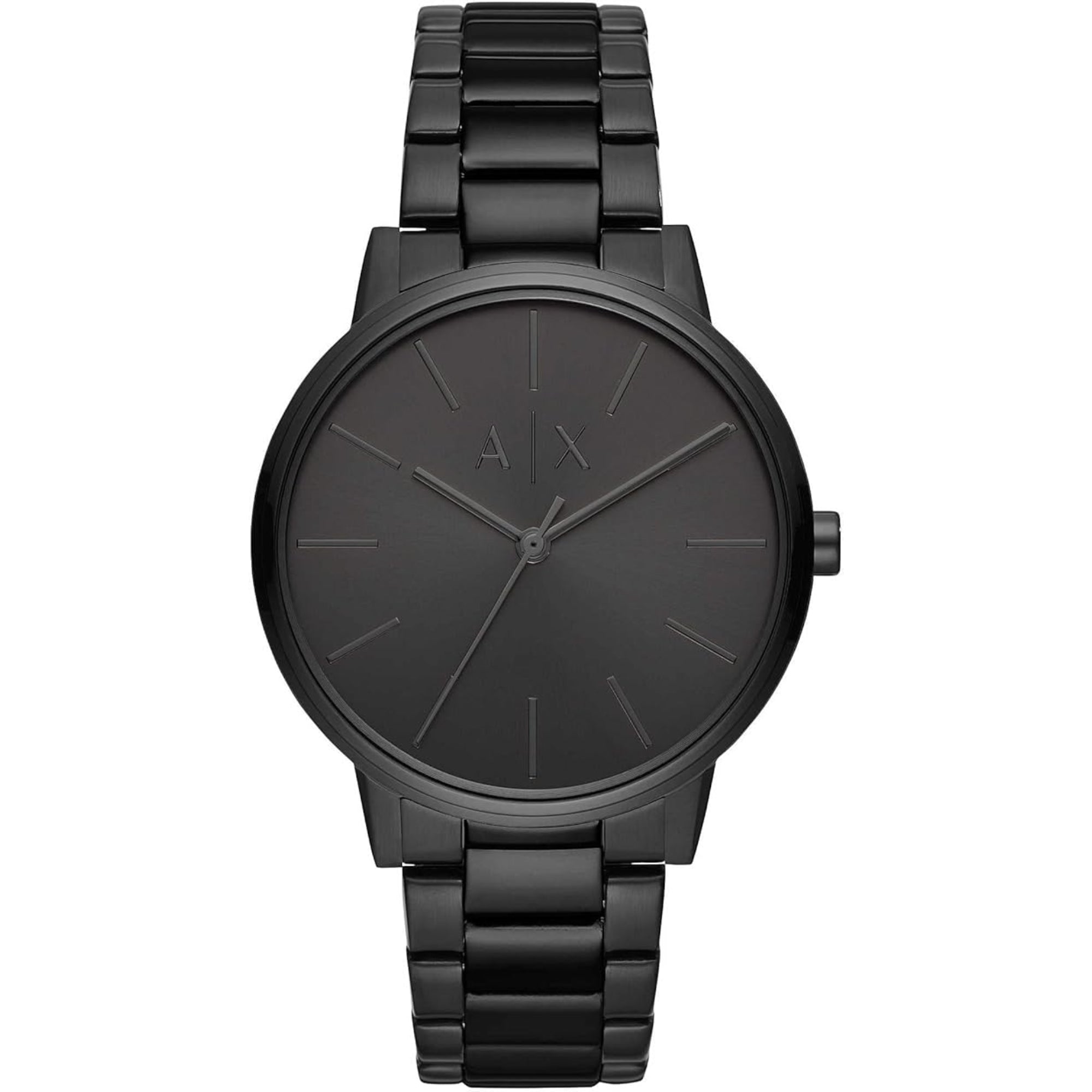 Armani Exchange Cayde 42mm Black Dial Steel Mens Quartz Watch AX2701