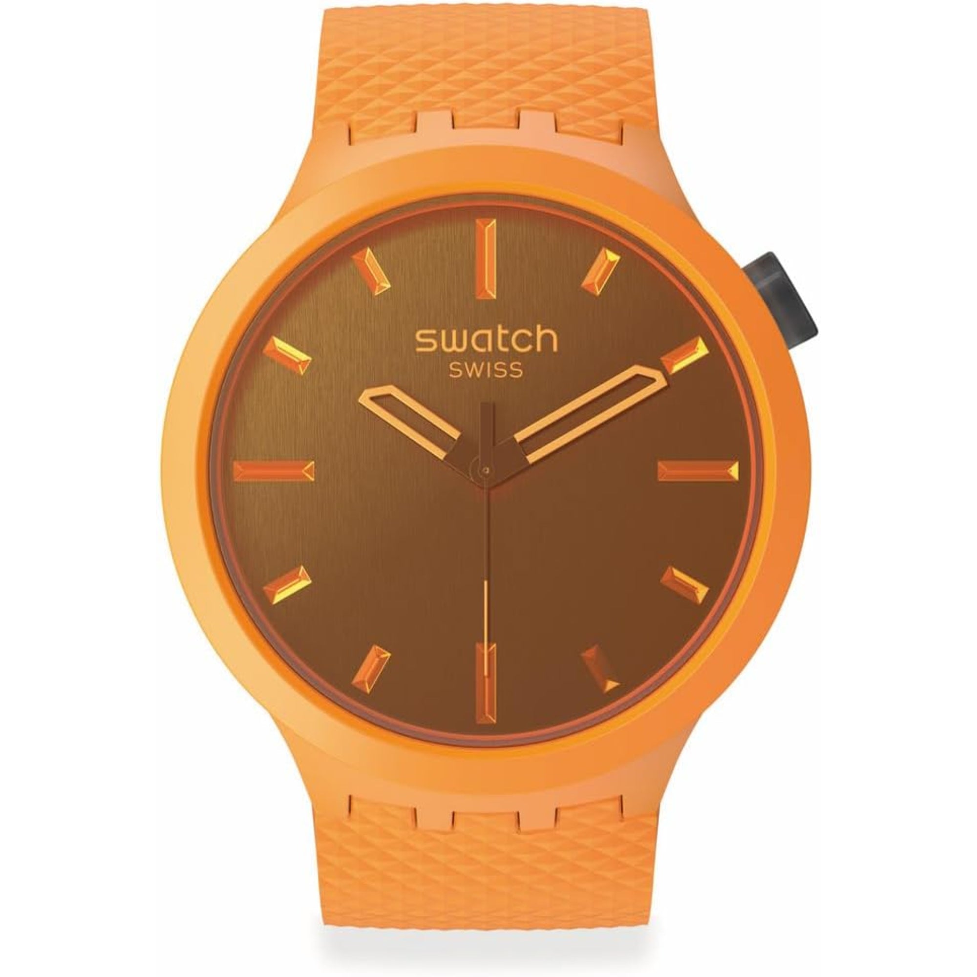 Swatch Big Bold Crushing Orange Bio-Sourced Silicone Watch SB05O102