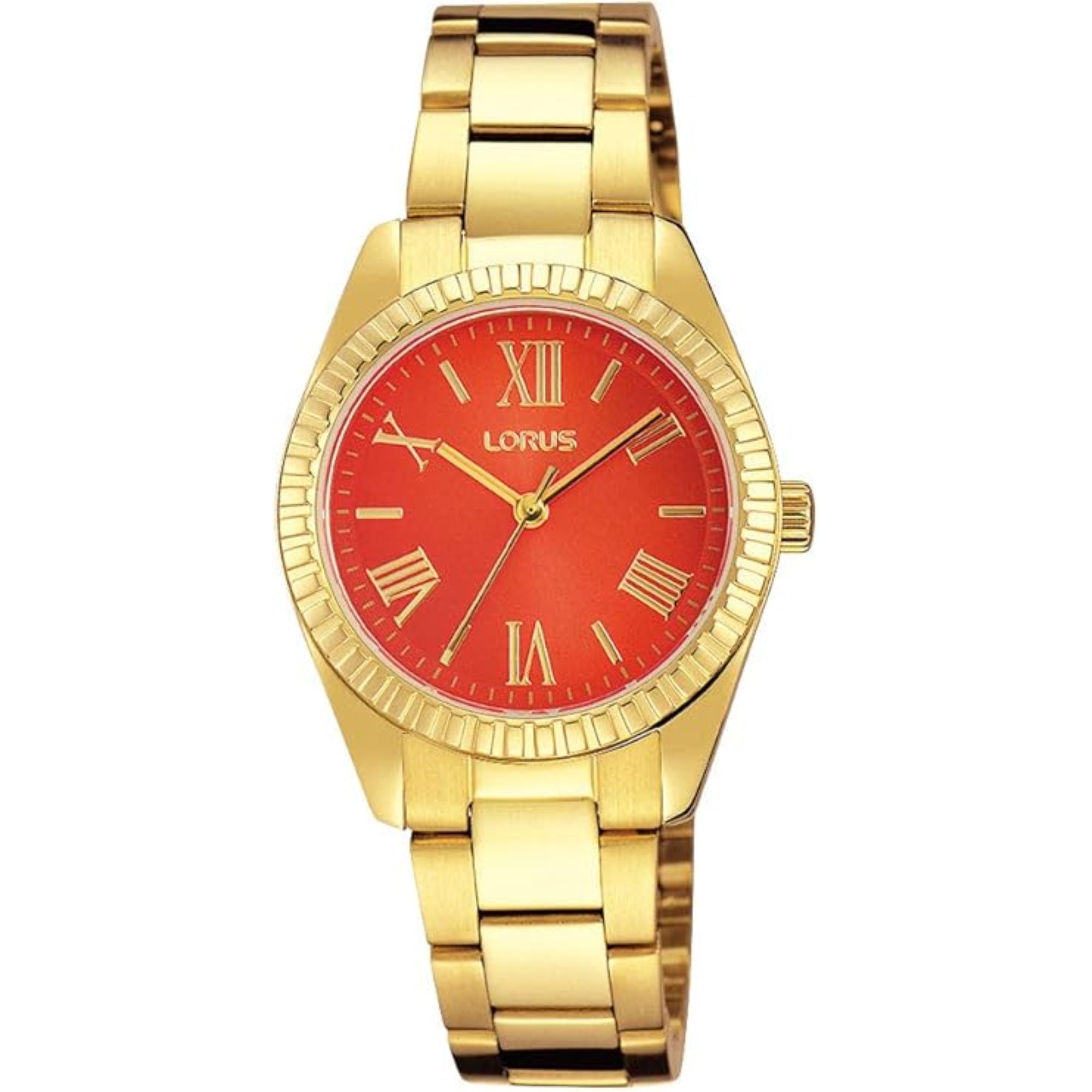 Lorus Dress Orange Dial Women's Watch RG232KX9 - WatchNation