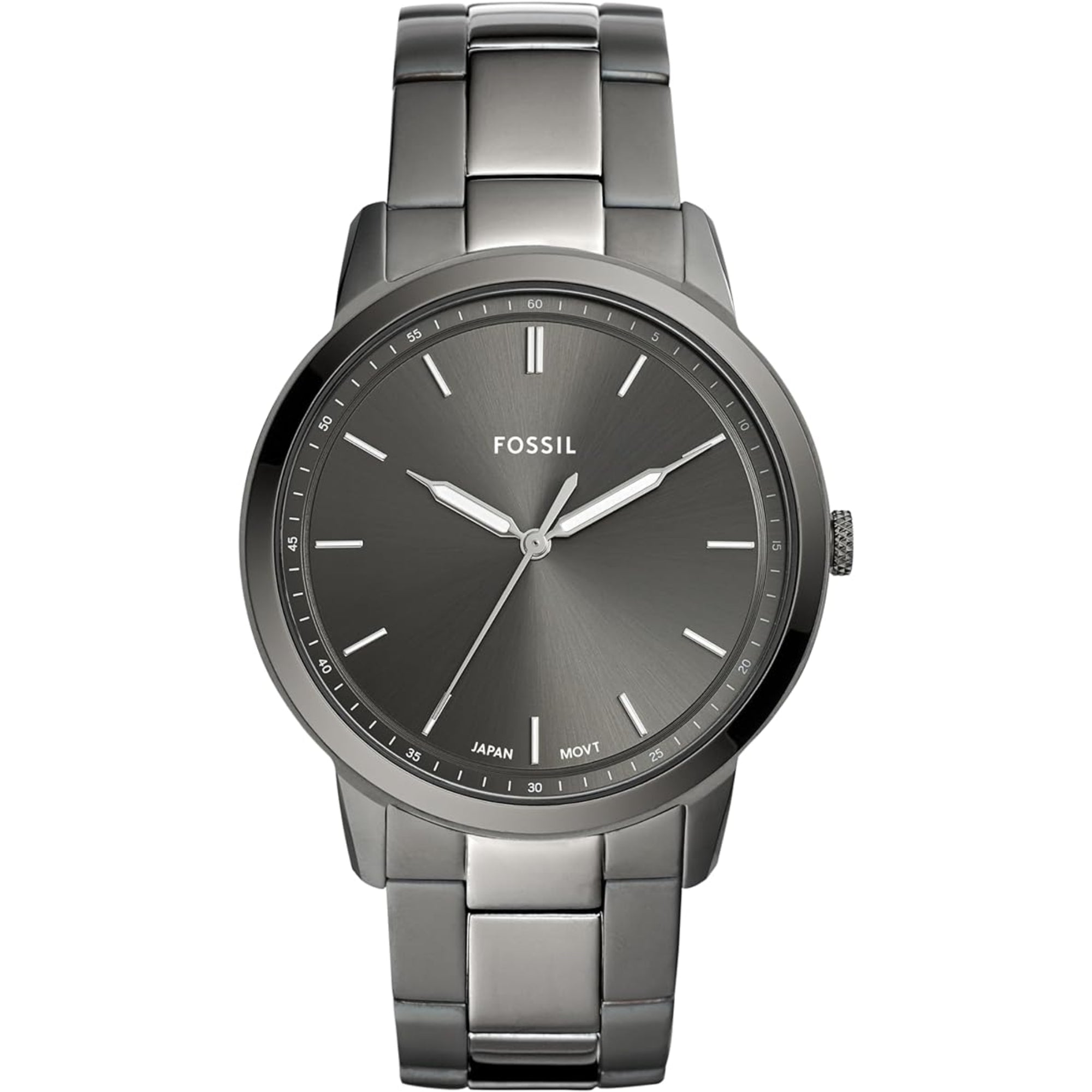 Fossil The Minimalist Grey Dial Steel Strap Men’s Watch FS5459