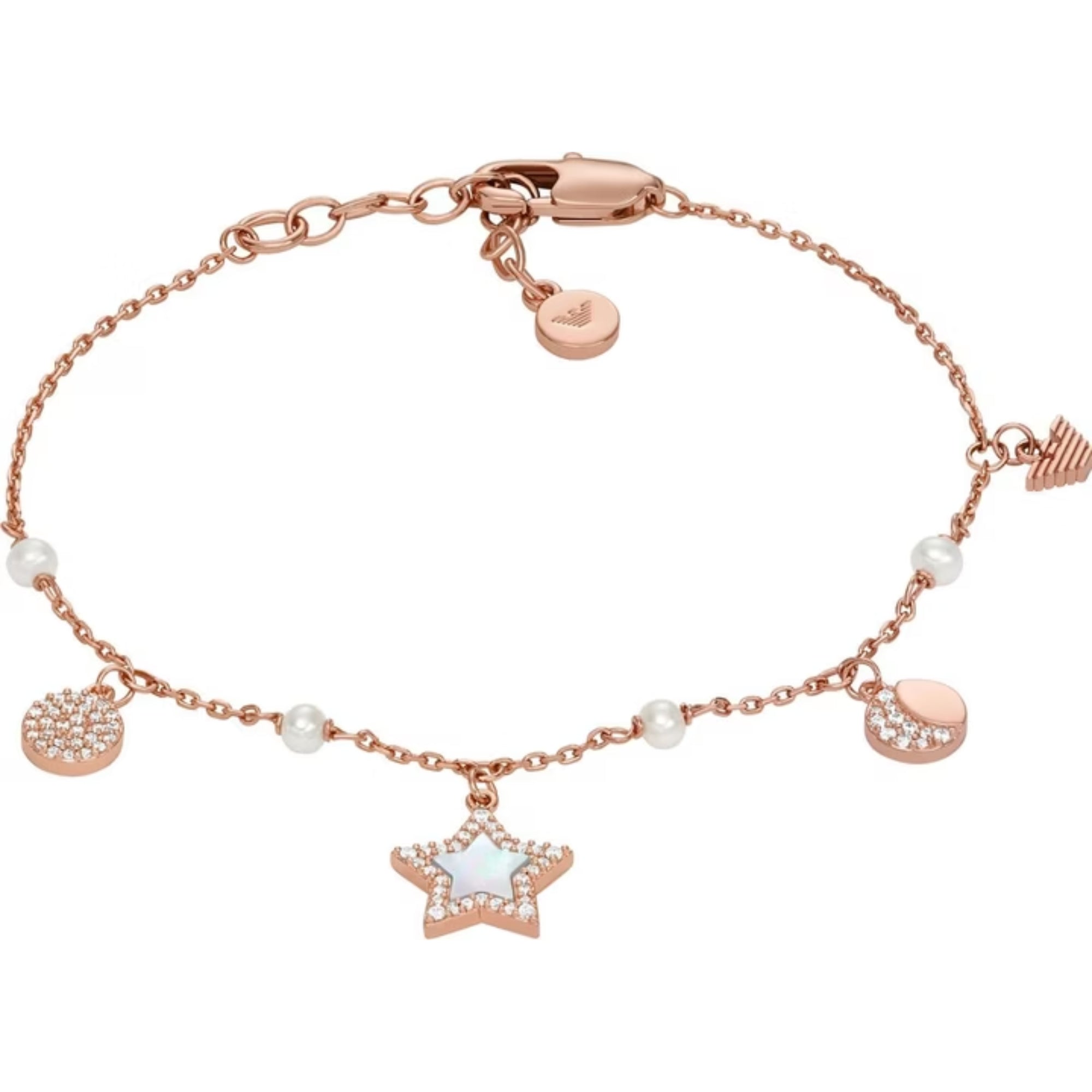 Emporio Armani Rose Gold-Tone Women's Bracelet EGS3107221