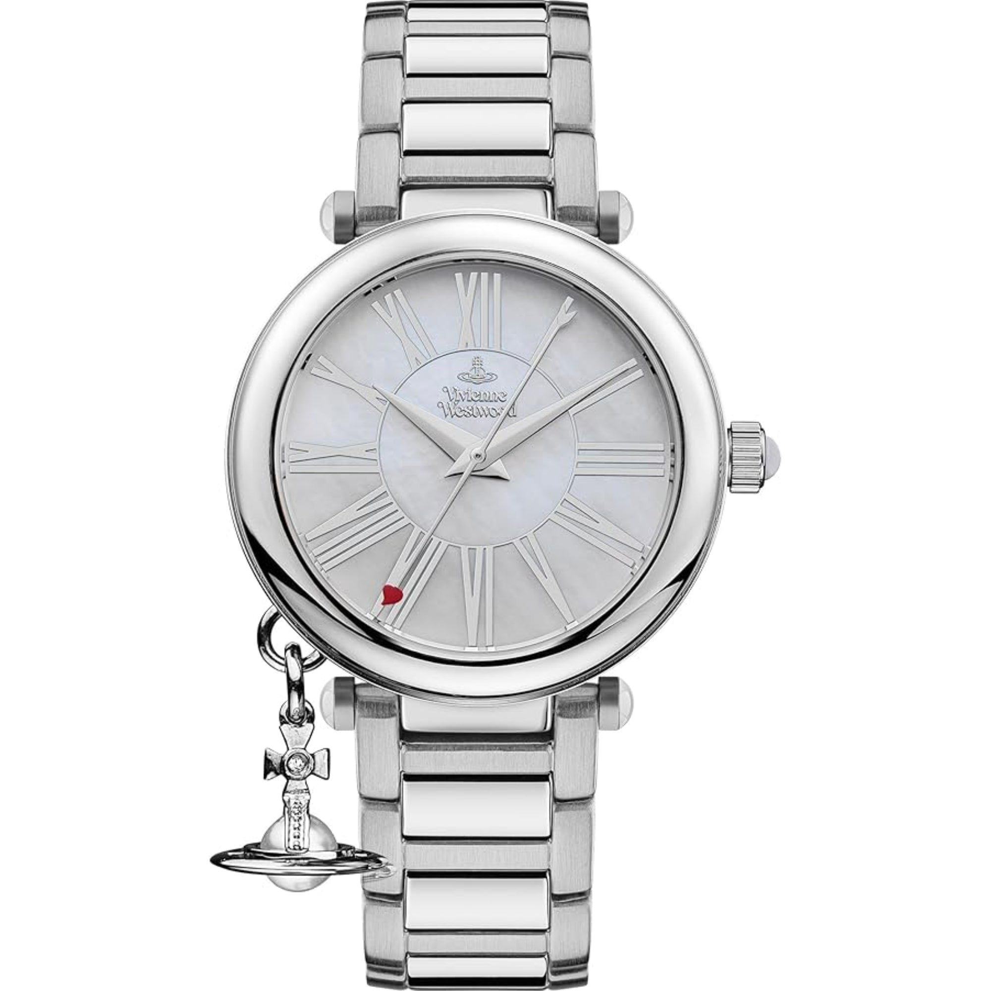 Vivienne Westwood Mother Orb Quartz Silver Stainless Steel Ladies' Watch VV006PSLSL - WatchNation