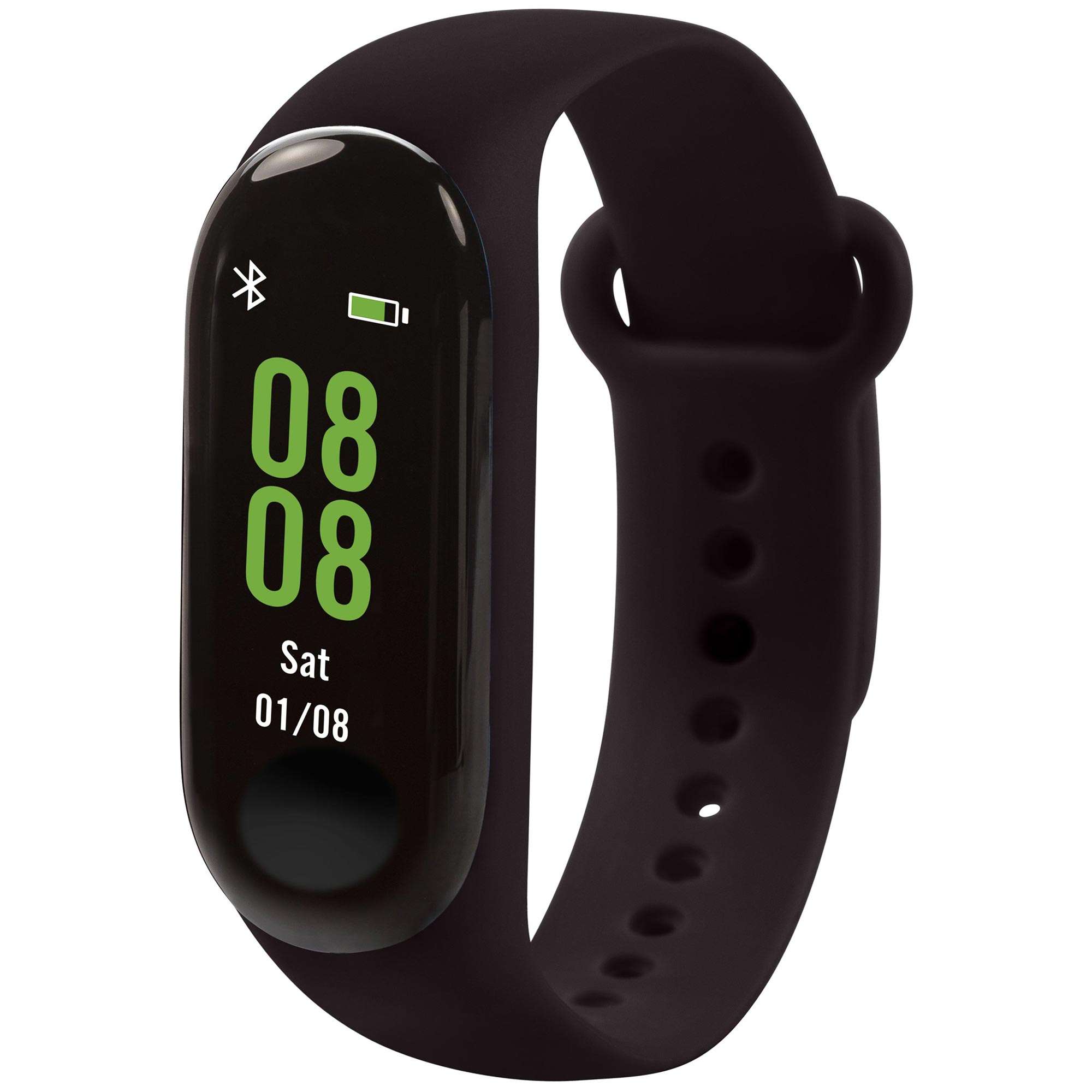 Reflex Active Series 01 Quarz Schwarzes Zifferblatt Schwarzes Silikonarmband Damen Smartwatch RA01-2001