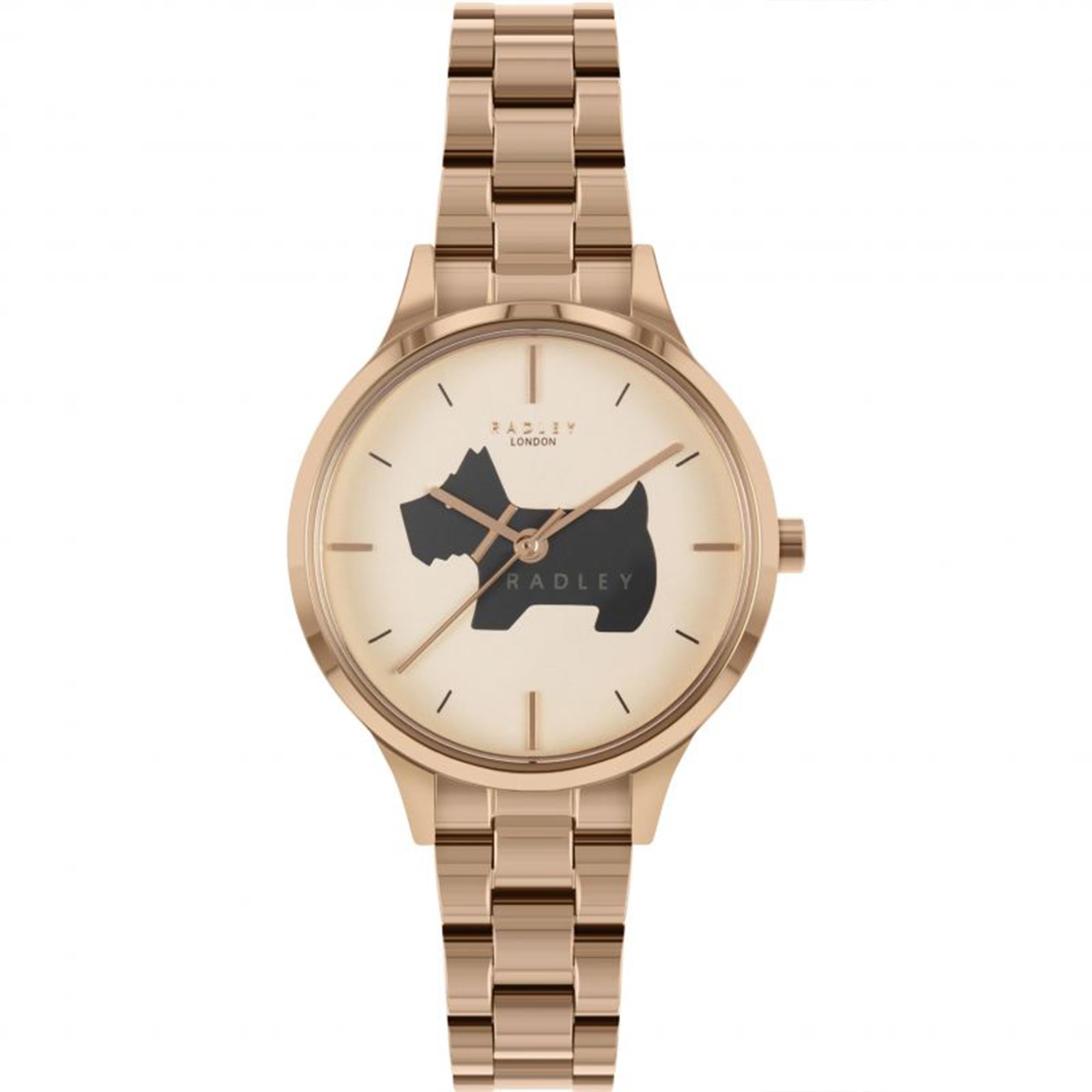 Radley Meridan Place Quarz Rosé Zifferblatt Edelstahlarmband Damen Uhr RY4530
