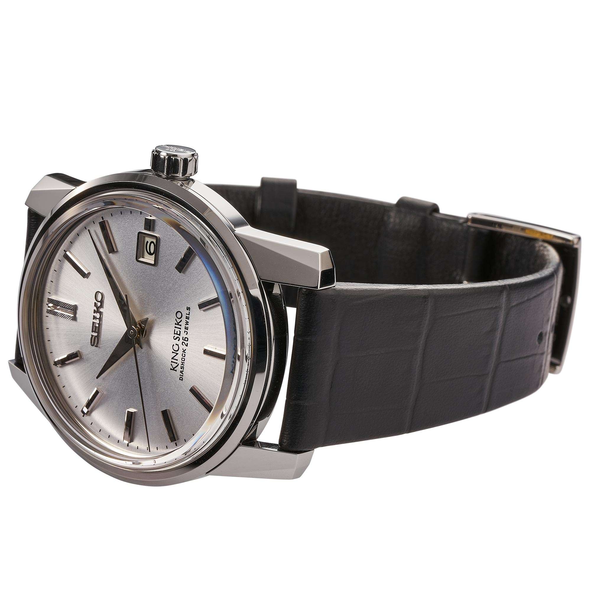 Seiko 'King Seiko' KSK Reissue 140th Anniversary Limited Edition Automatic Silver Dial Men's Watch SJE083J1