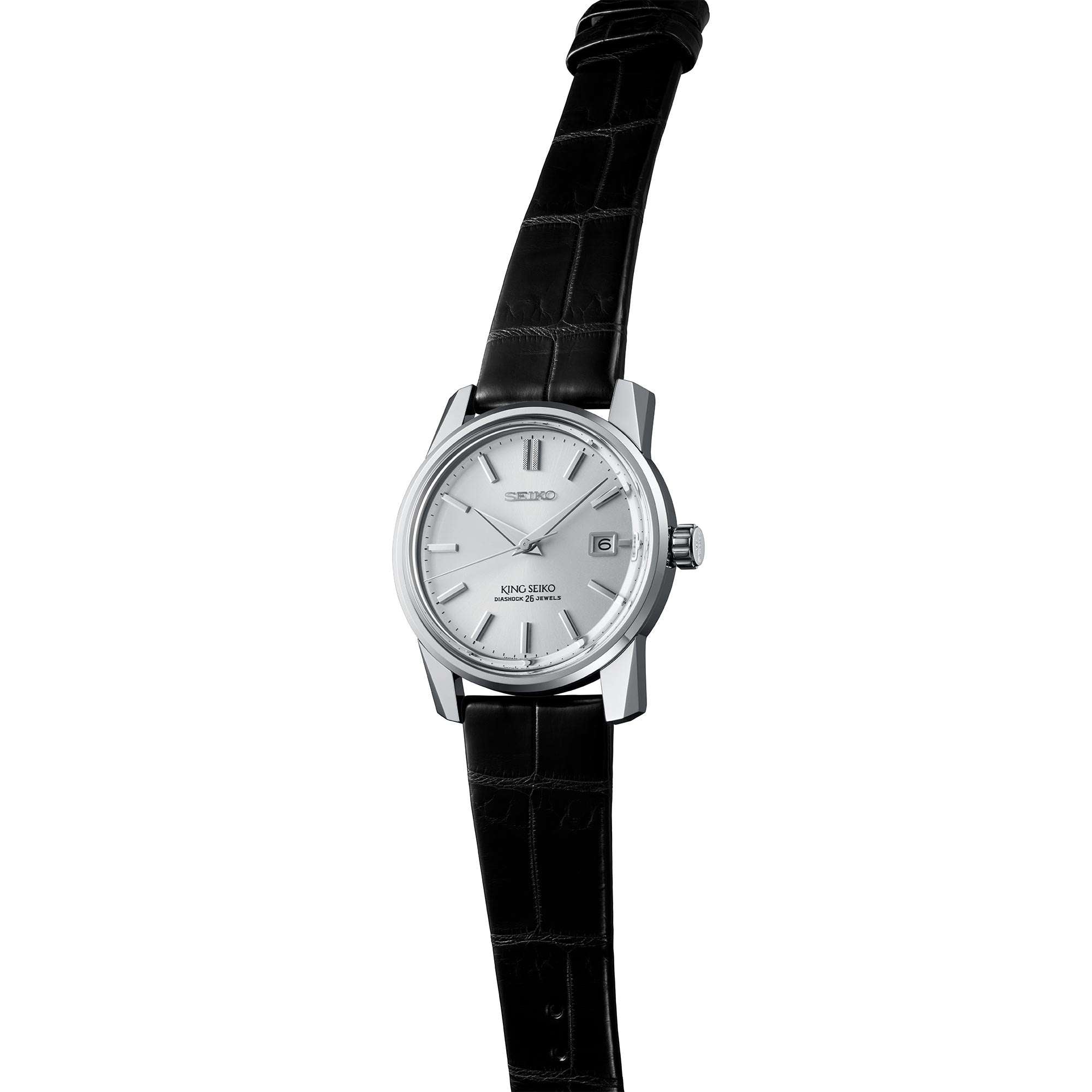 Seiko 'King Seiko' KSK Reissue 140th Anniversary Limited Edition Automatic Silver Dial Men's Watch SJE083J1