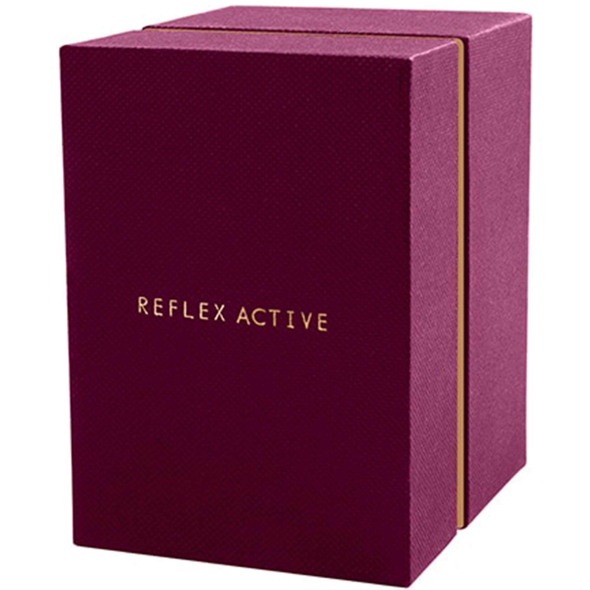 Reflex Active Series 05 Quartz Black Dial Tan Leatherette Strap Ladies Smartwatch RA05-2032