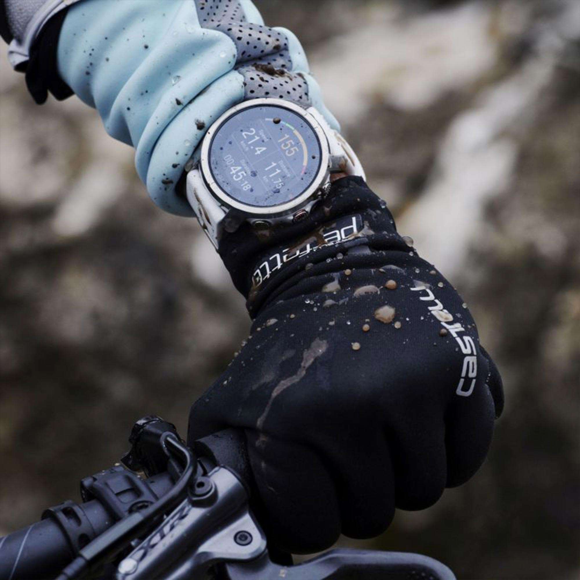 Polar Grit X Quartz Digital Zifferblatt Weißes Gummiarmband Smartwatch 90081735