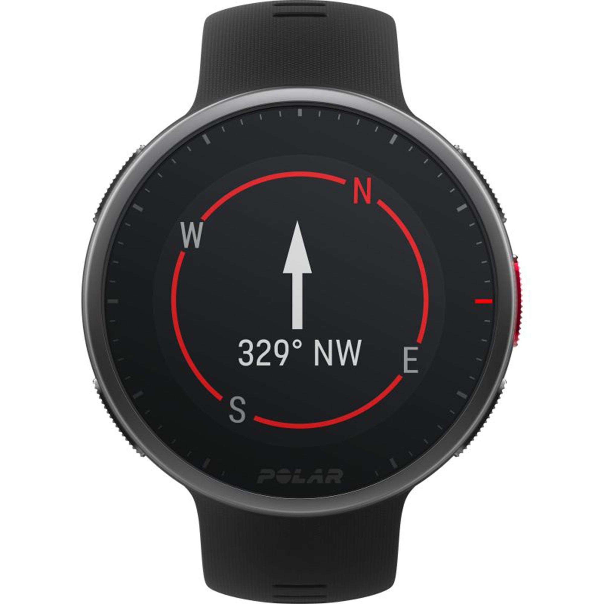 Polar Vantage V2 Quarz Digital Zifferblatt Schwarzes Gummiarmband Smartwatch 90082710