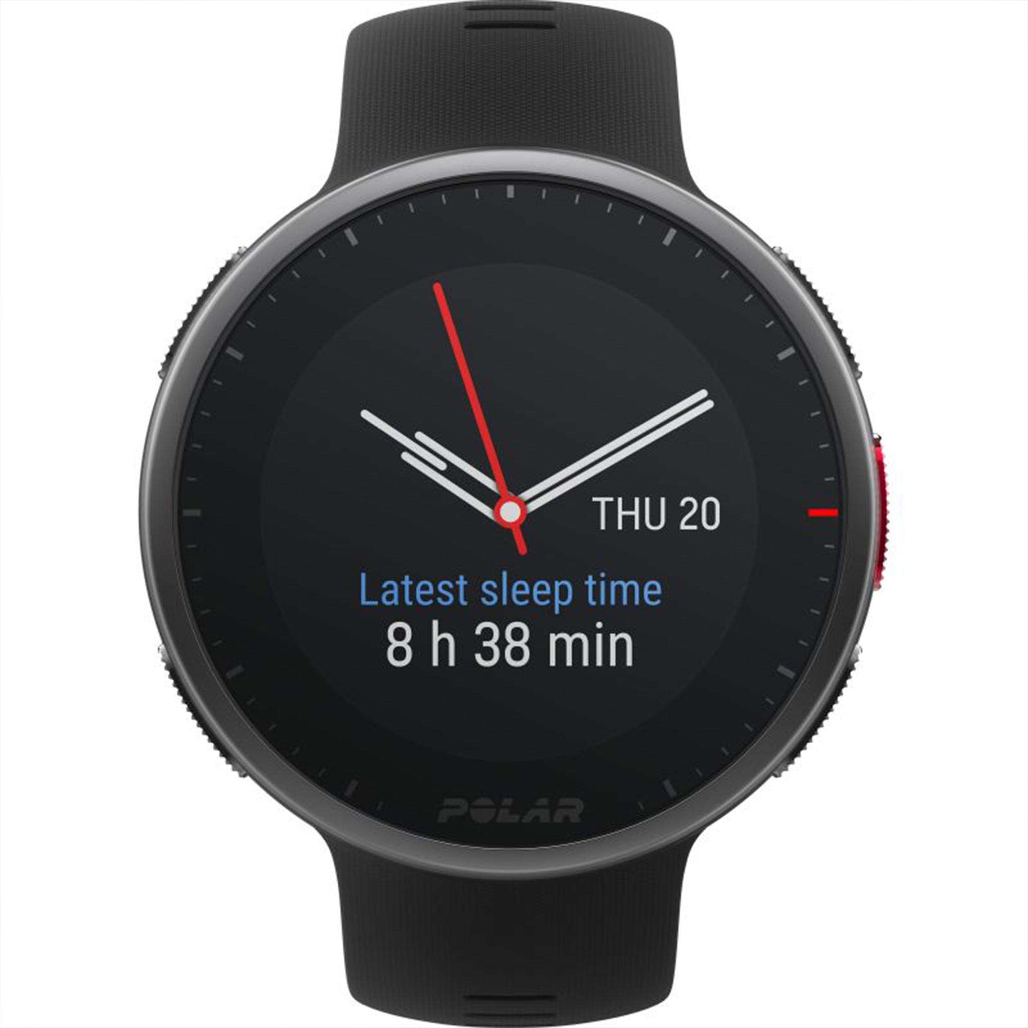 Polar Vantage V2 Quarz Digital Zifferblatt Schwarzes Gummiarmband Smartwatch 90082710
