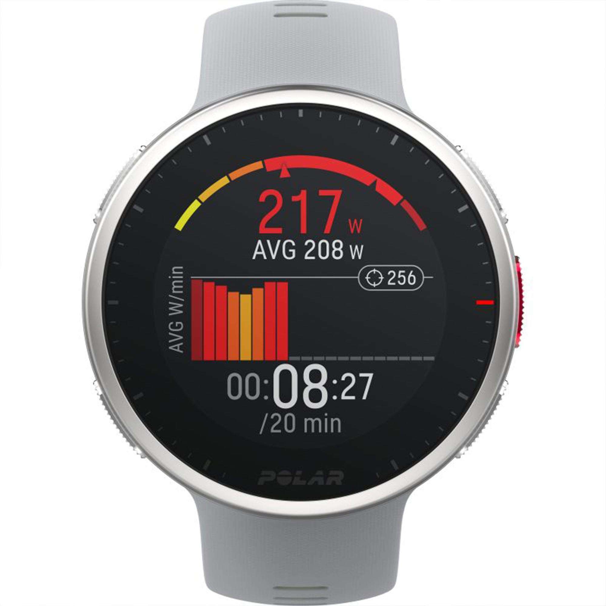 Polar Vantage V2 Quarz Digital Zifferblatt Graues Gummiarmband Smartwatch 90083651