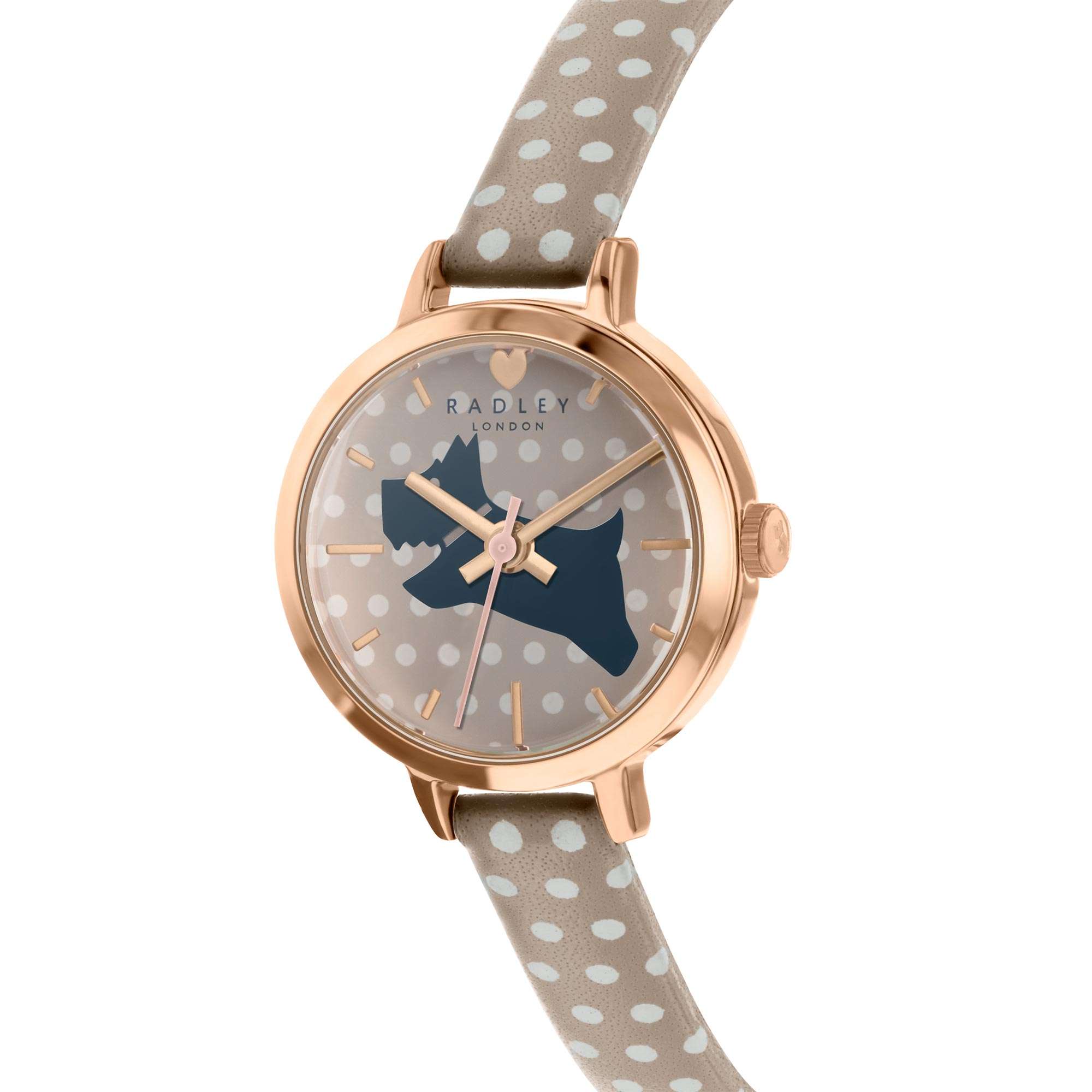 Radley Quarz Graues Zifferblatt Lederarmband Damen Uhr RY2734-S