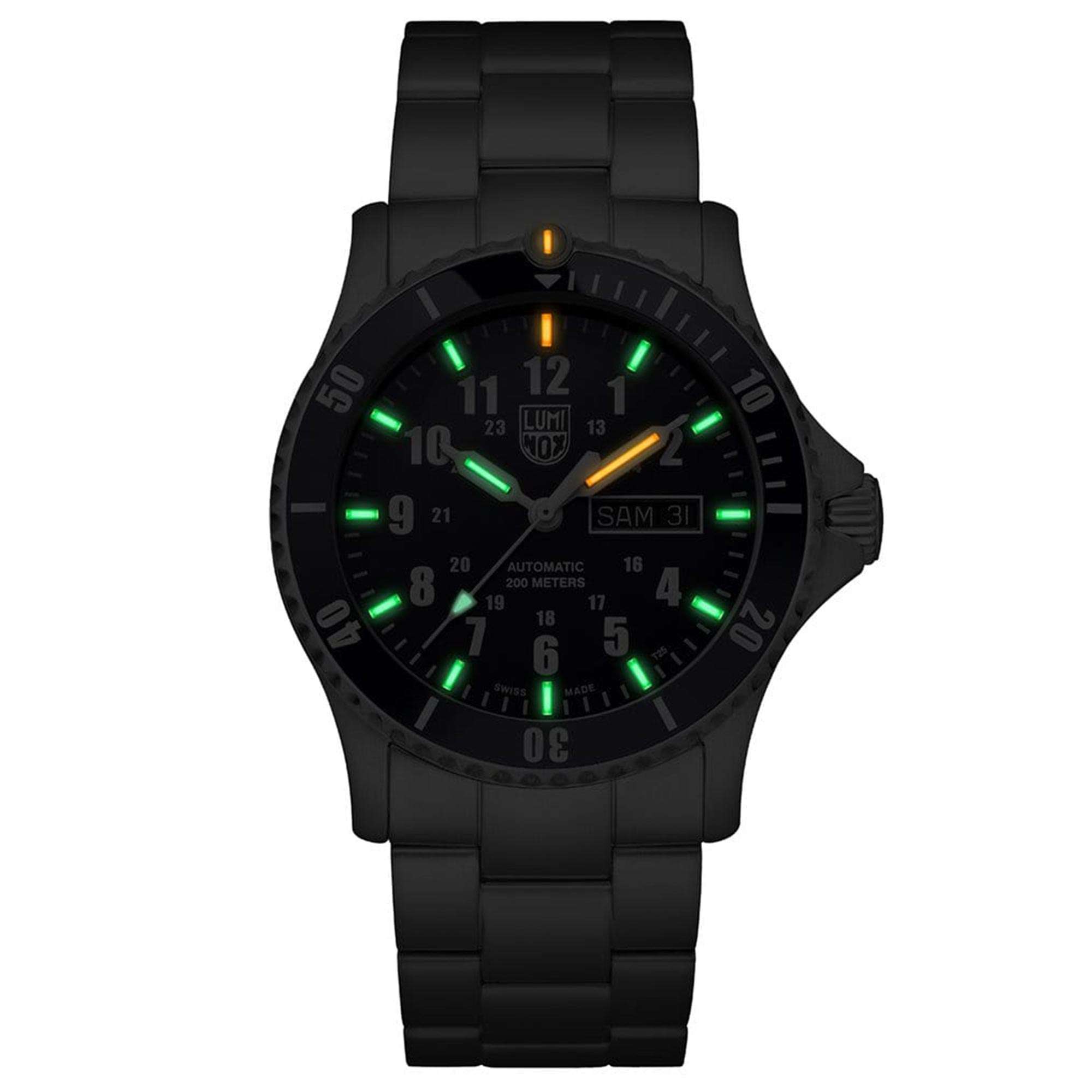 Luminox Sport Timer 0920 Series Automatic Blue Dial Silver Stainless Steel Bracelet Men's Watch XS.0924