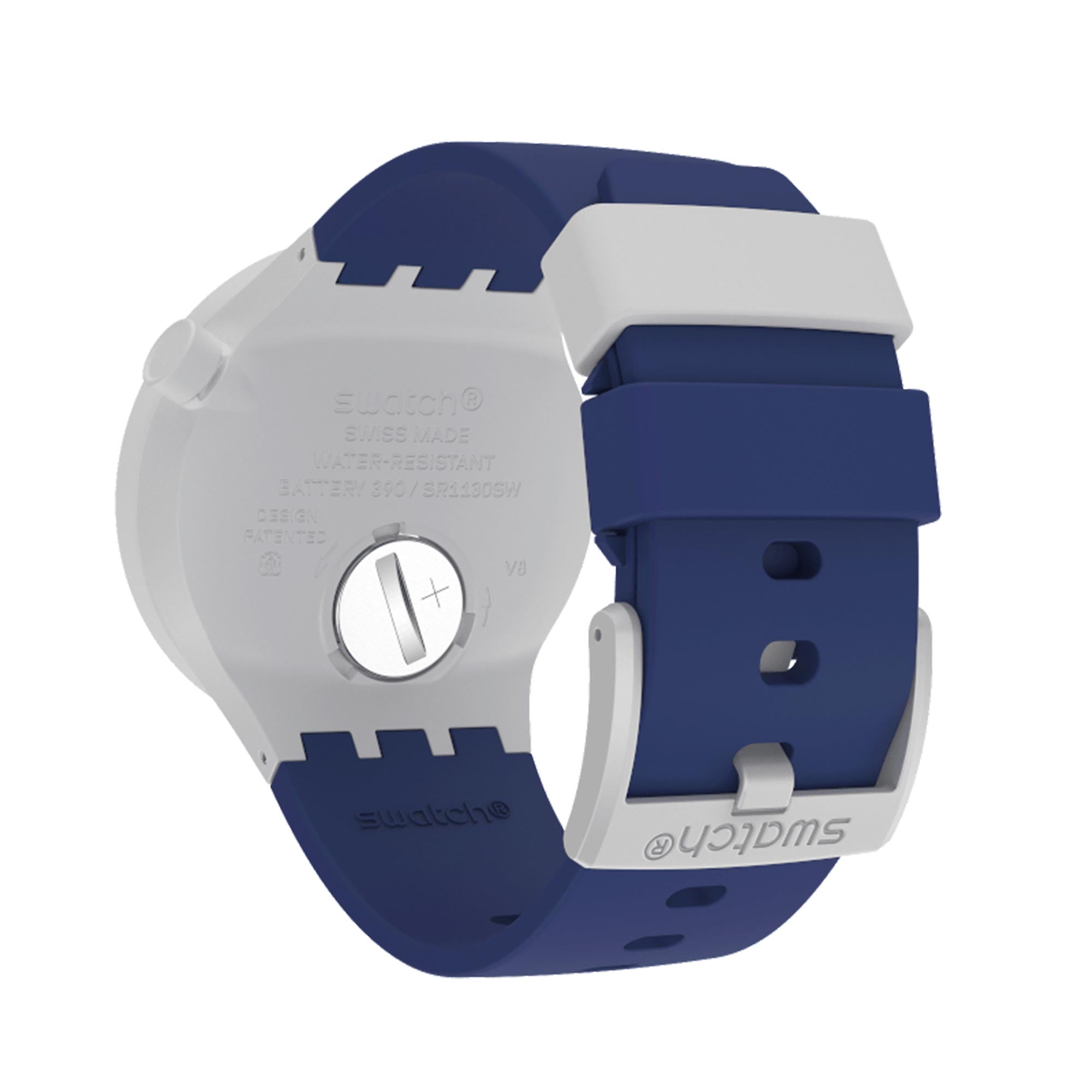 Limy Quarz Uhr mit blauem Zifferblatt und Silikonarmband SB03M103