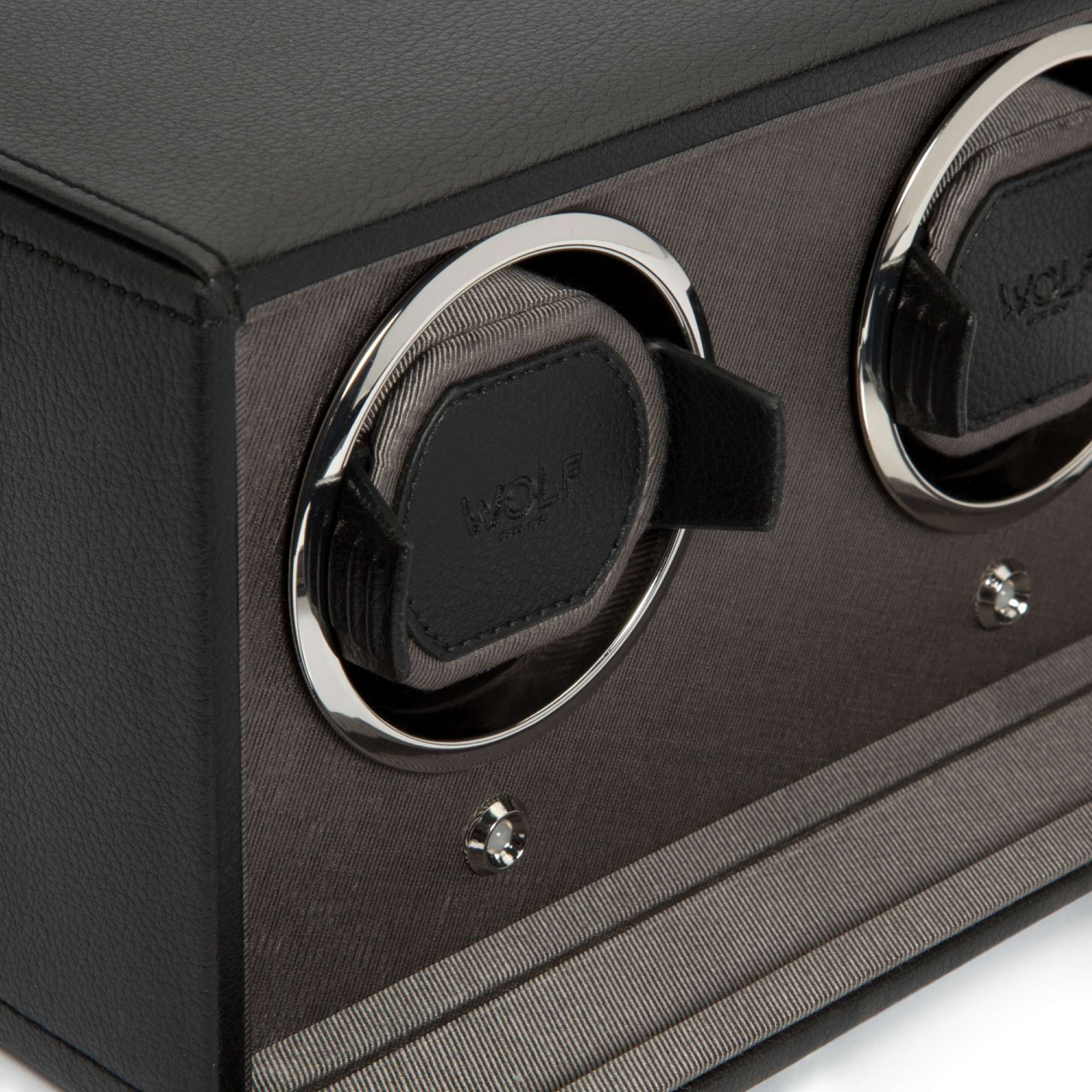 WOLF CUB BLACK DOUBLE WATCH WINDER 461203