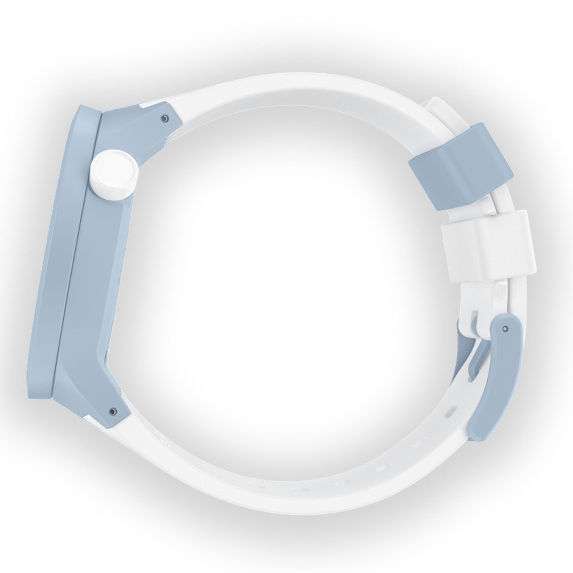Blite Quarz Uhr mit weißem Zifferblatt und Silikonarmband SB03N101