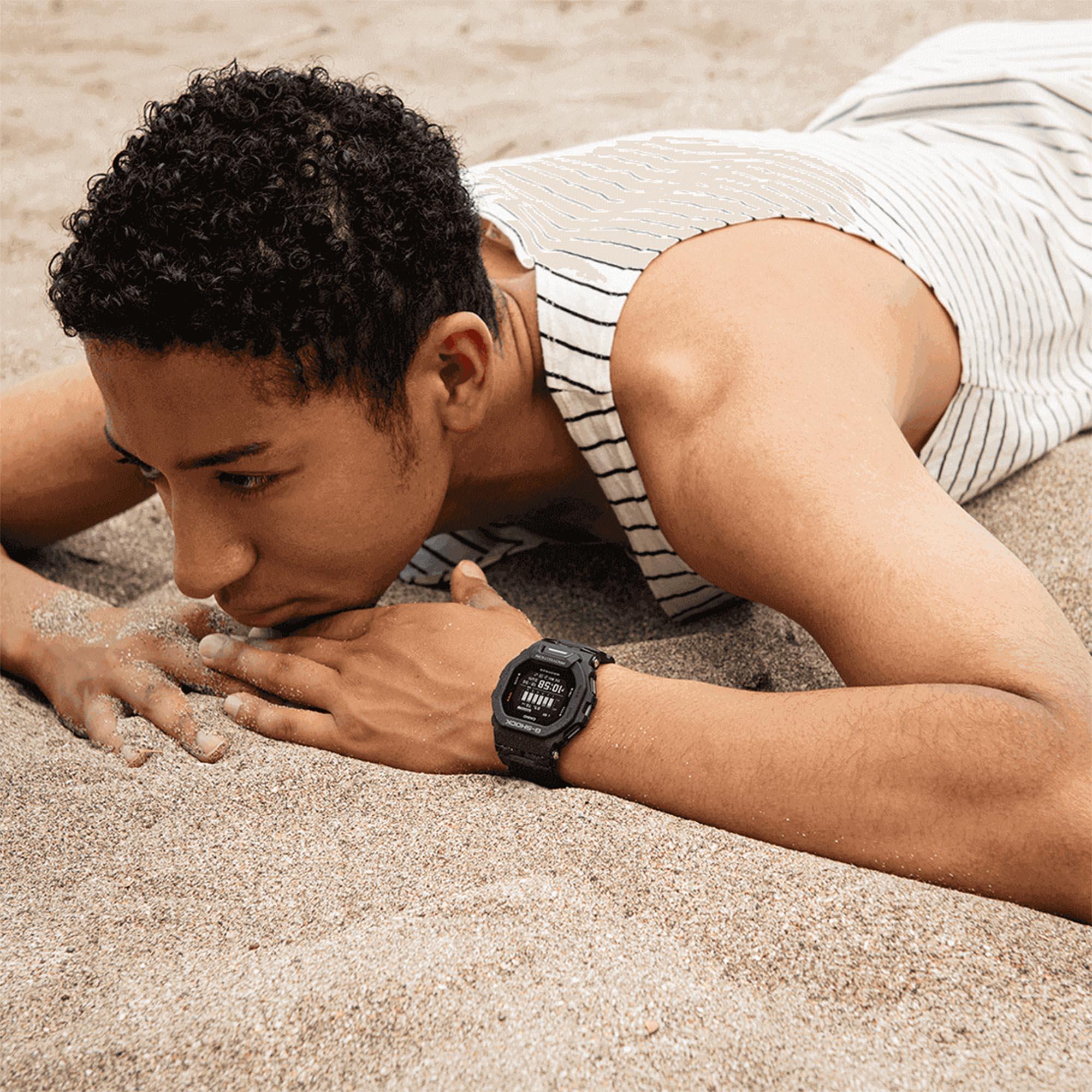 Casio G-Squad Quarz Digital Harzarmband Herren Uhr GBD-200-1ER