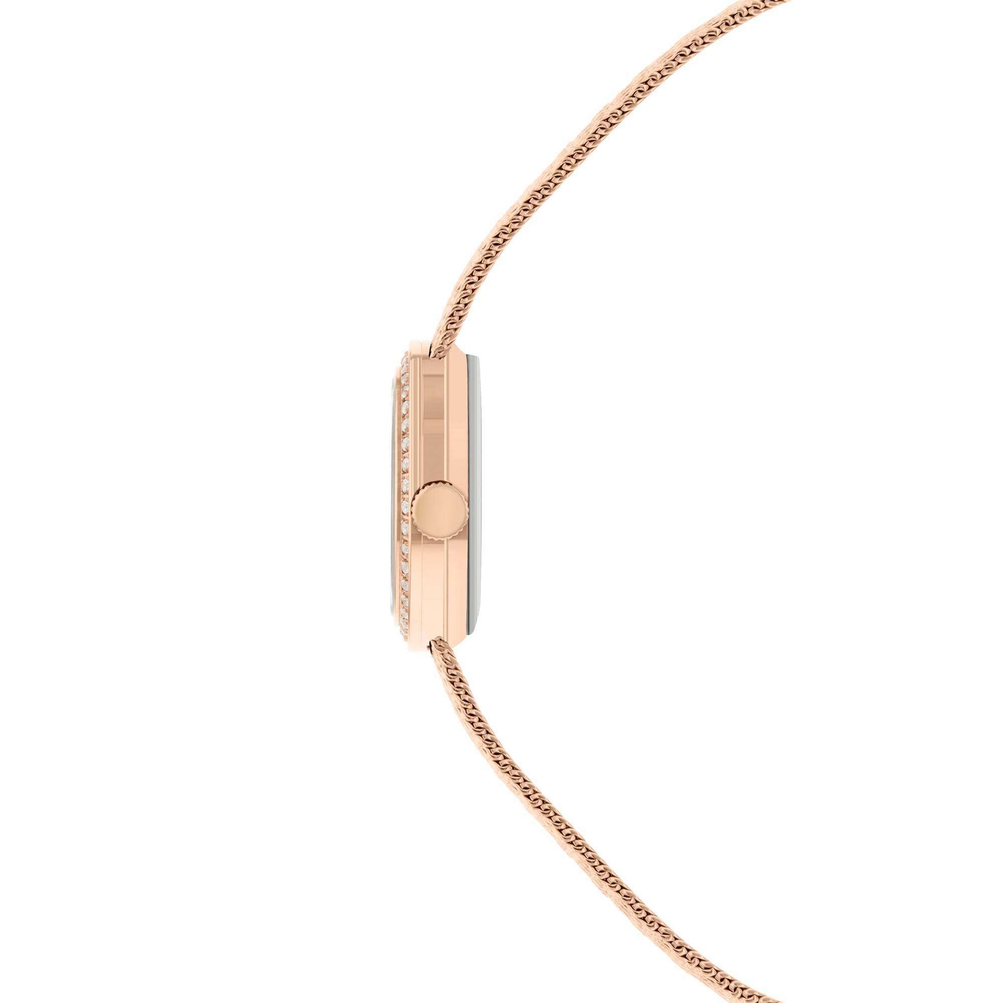 Radley Quarz Rosa Zifferblatt Gold Milanese Messing Armband Damen Uhr RY4570