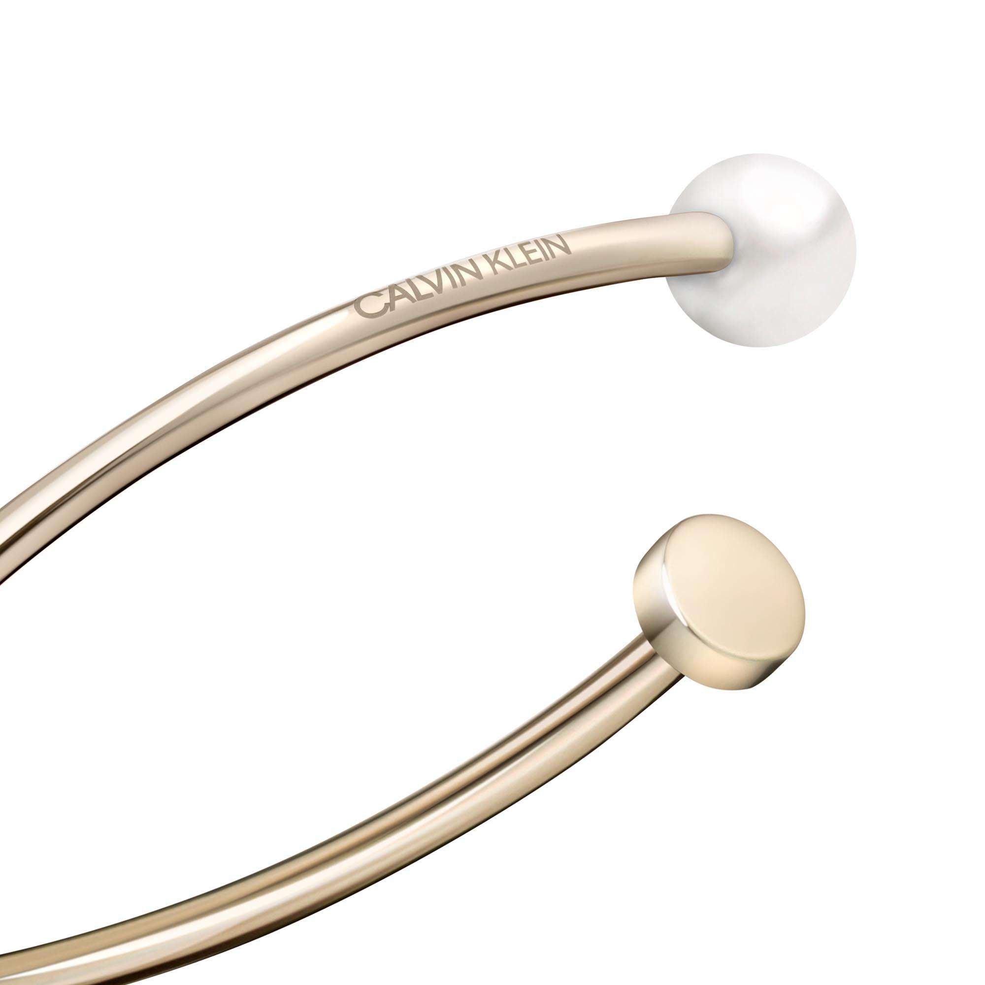 Calvin Klein Bubbly Gold PVD Edelstahlarmband Damen Schmuck KJ9RJF1401XS