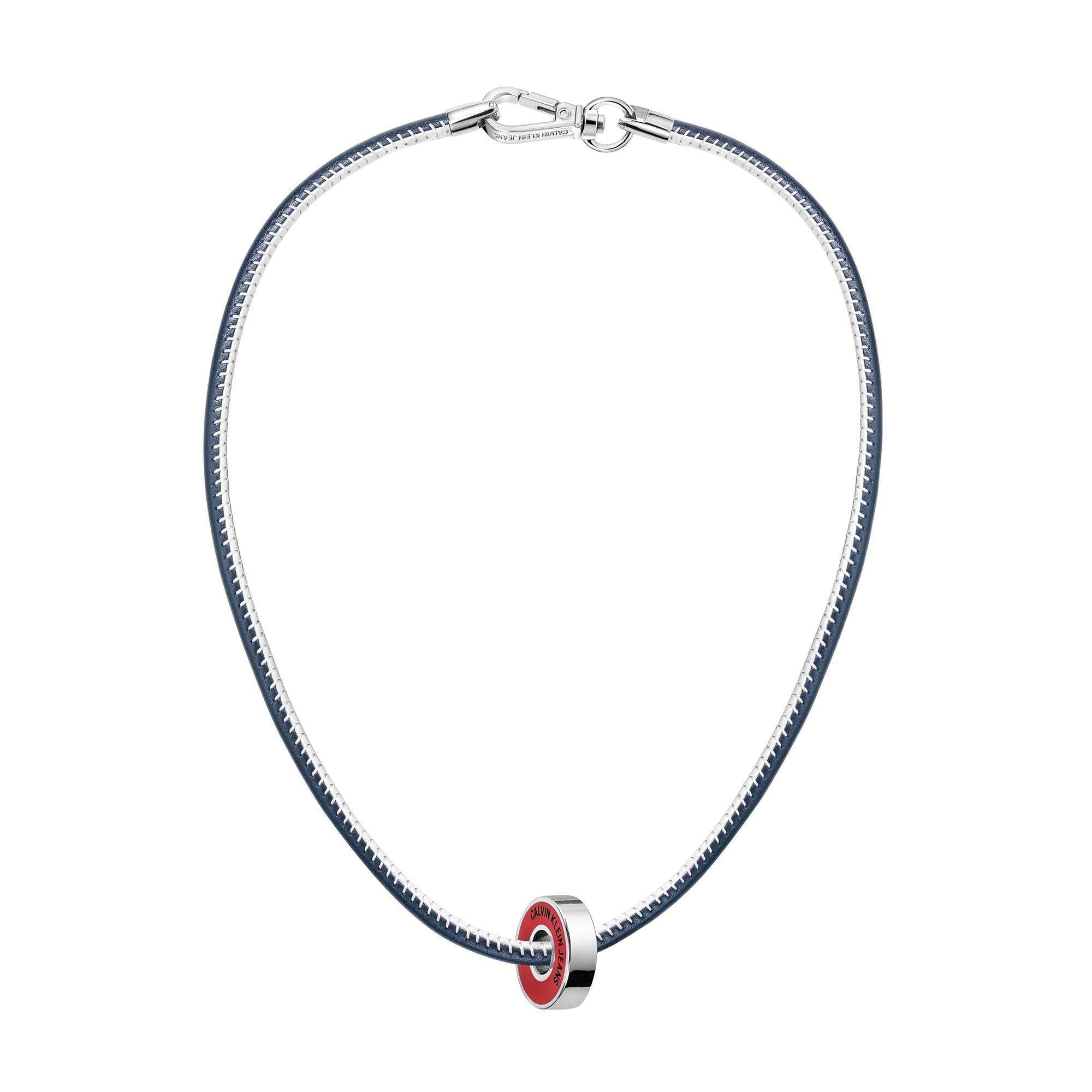 Calvin Klein Zweifarbiges Lederhalskette Damen Schmuck KJJBRN090100