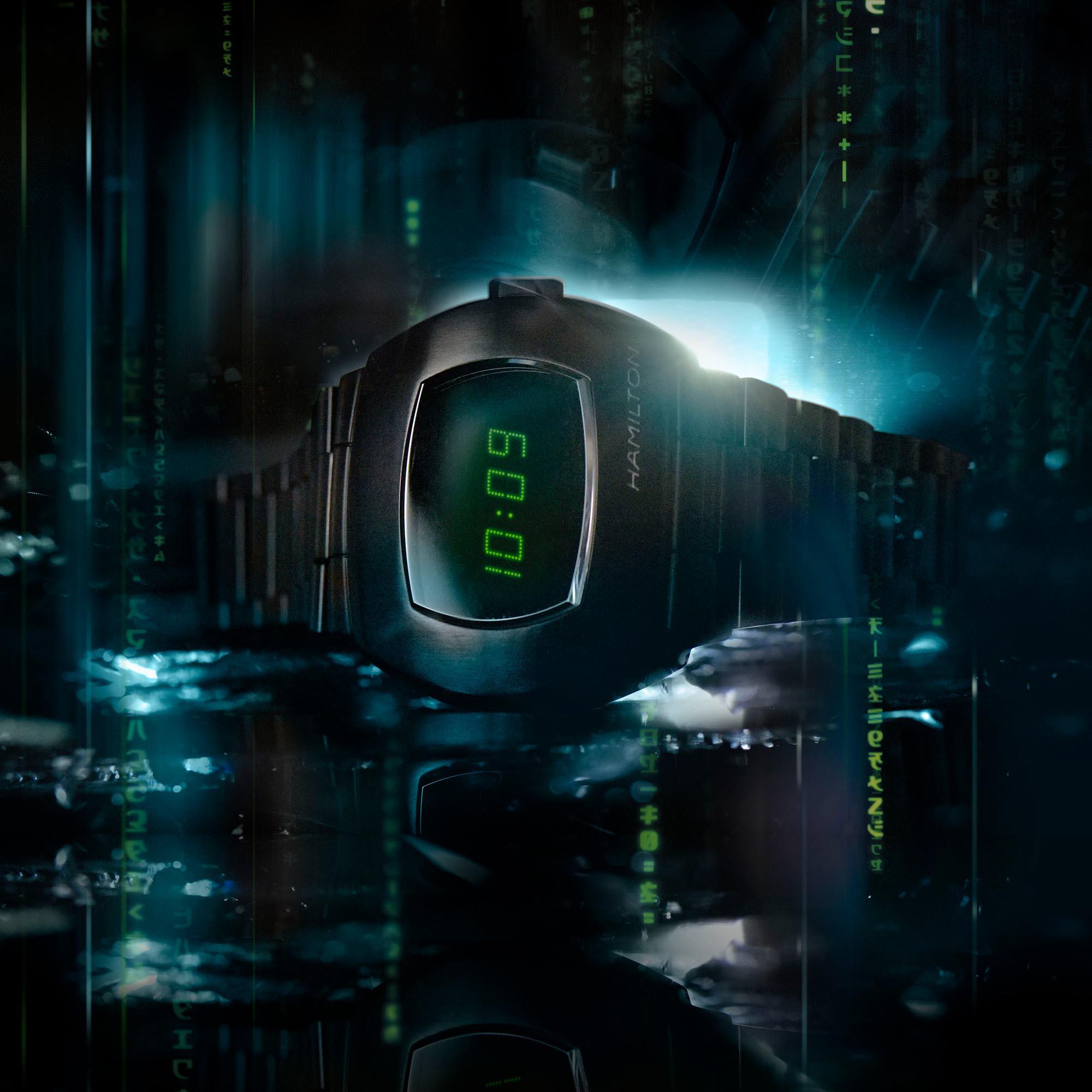 Hamilton American Classic 41mm Limited Edition PSR MTX Digital Steel Mens Quartz Watch H524341300
