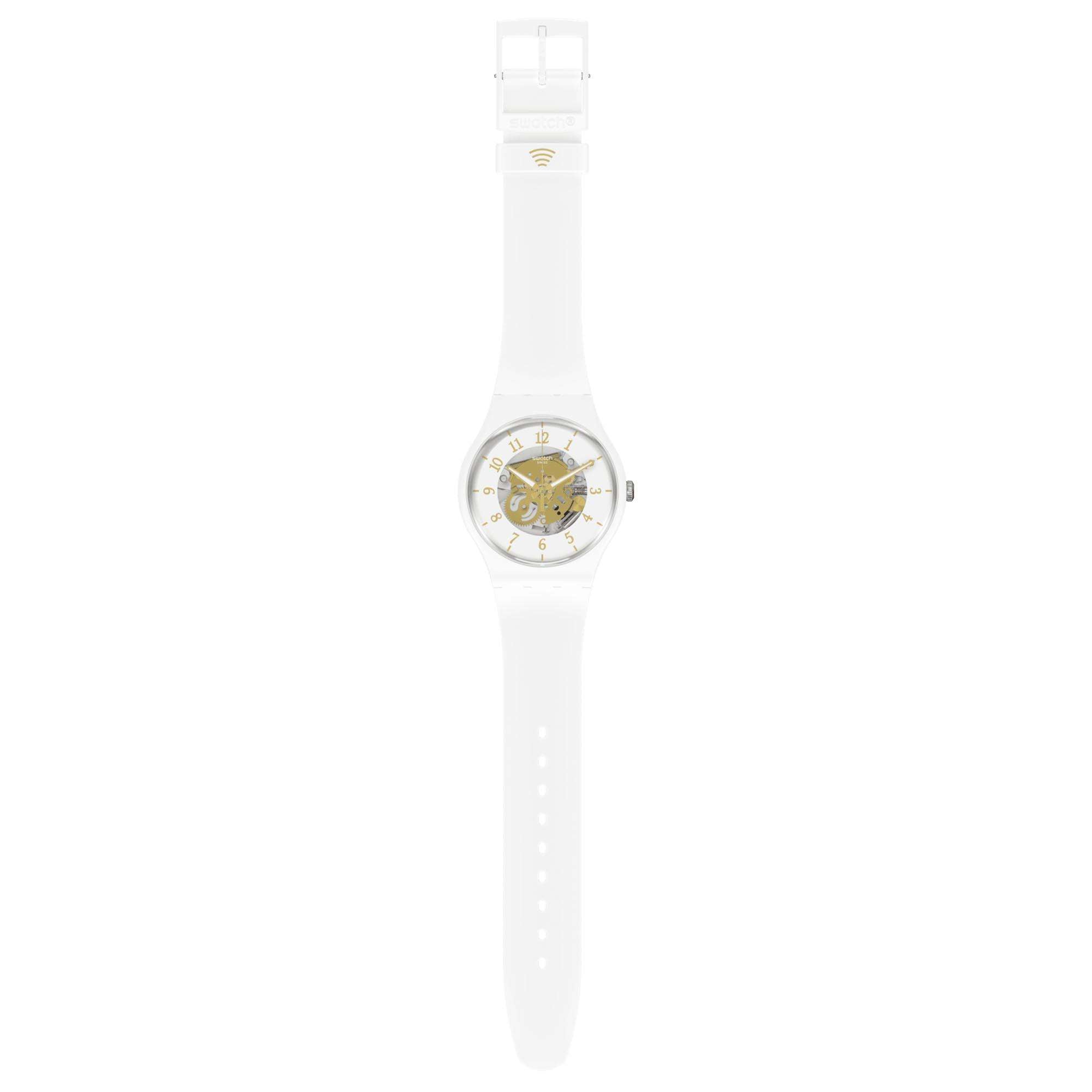 Swatch SwatchPAY! TAILSHEADSPAY! Quartz White Dial Watch SO32W105-5300