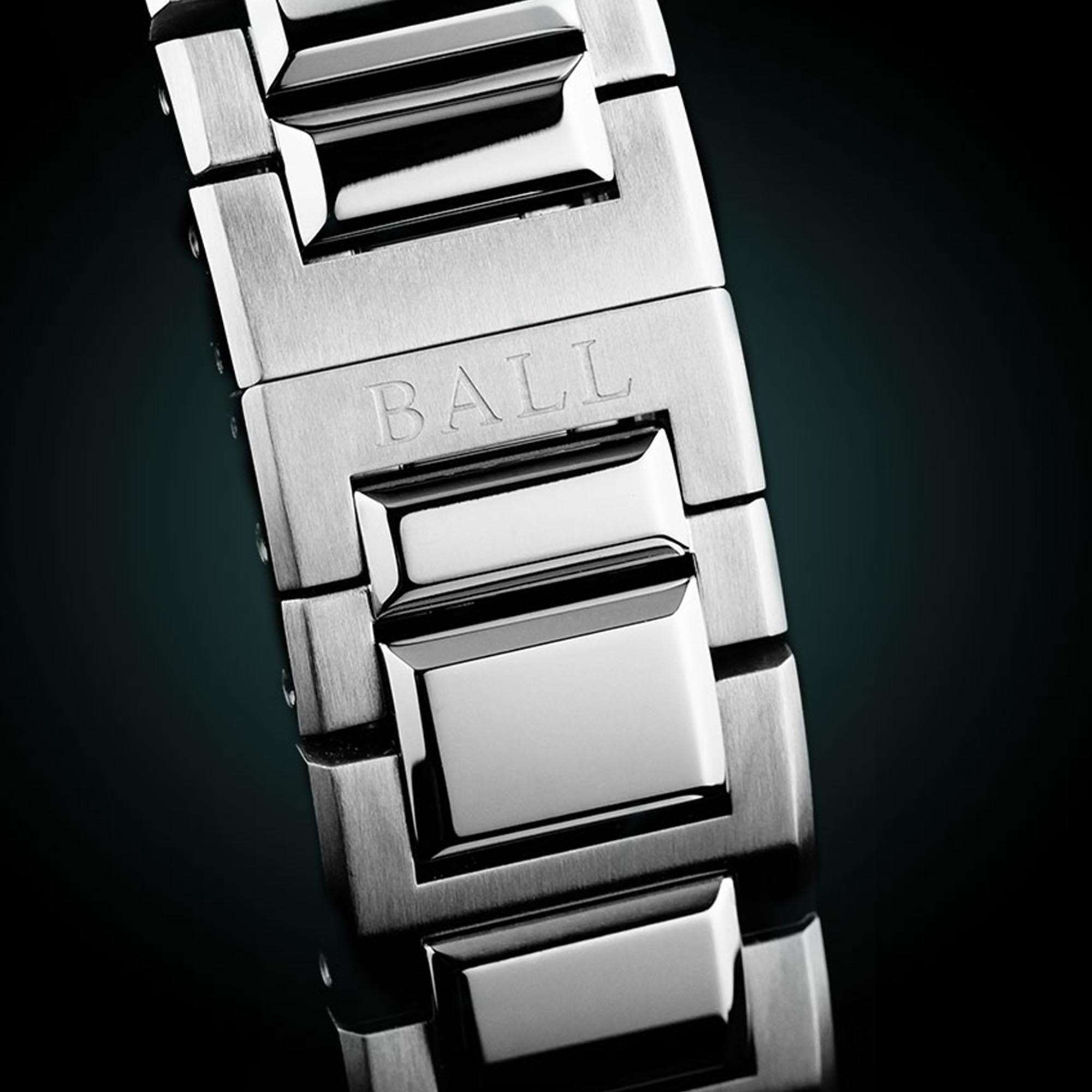 Ball Engineer III Marvelight Chronometer Automatik Schwarzes Zifferblatt Edelstahlarmband Herren Uhr NM9026C-S28C-BK