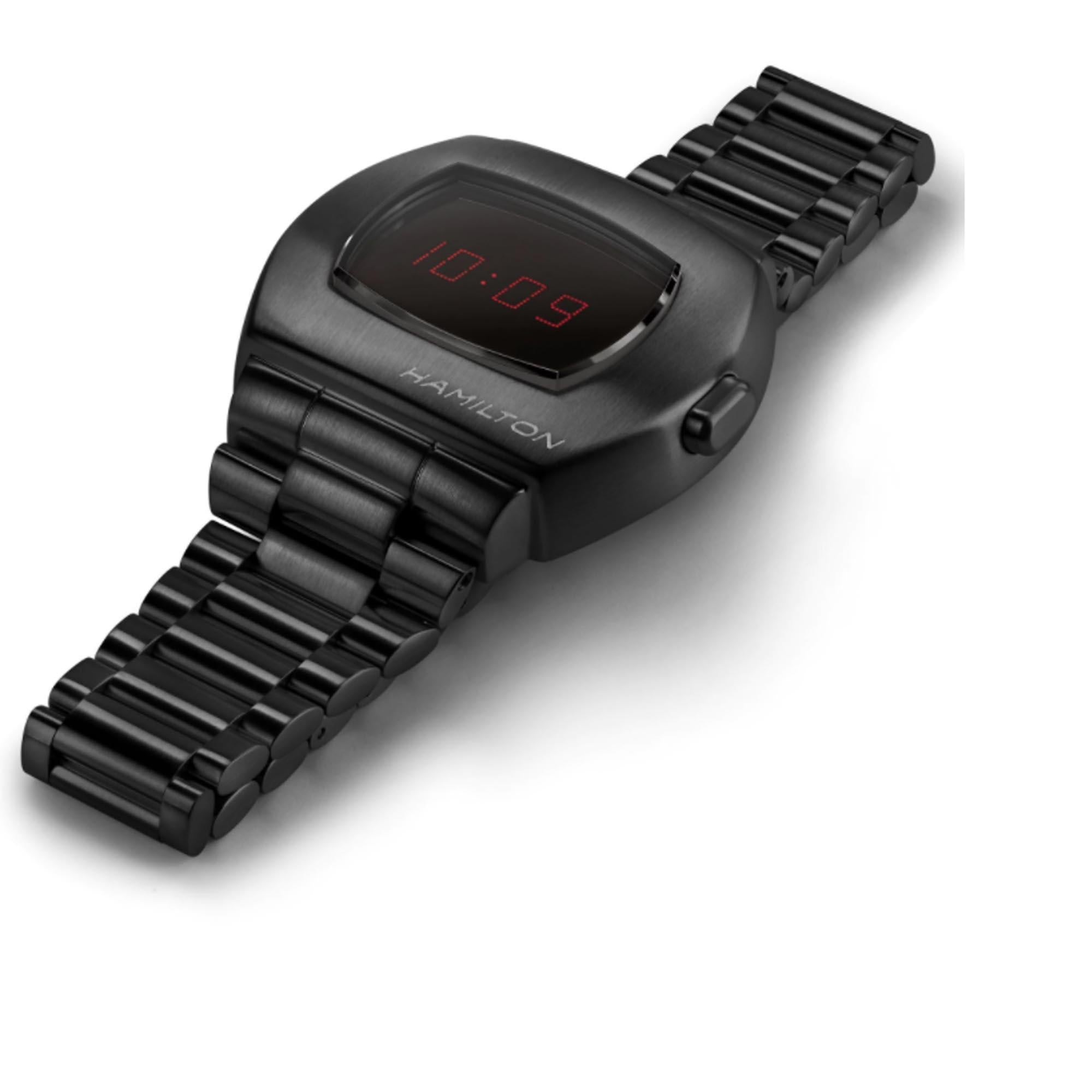 Hamilton American Classic 41mm PSR Digital Steel Mens Quartz Watch H52404130