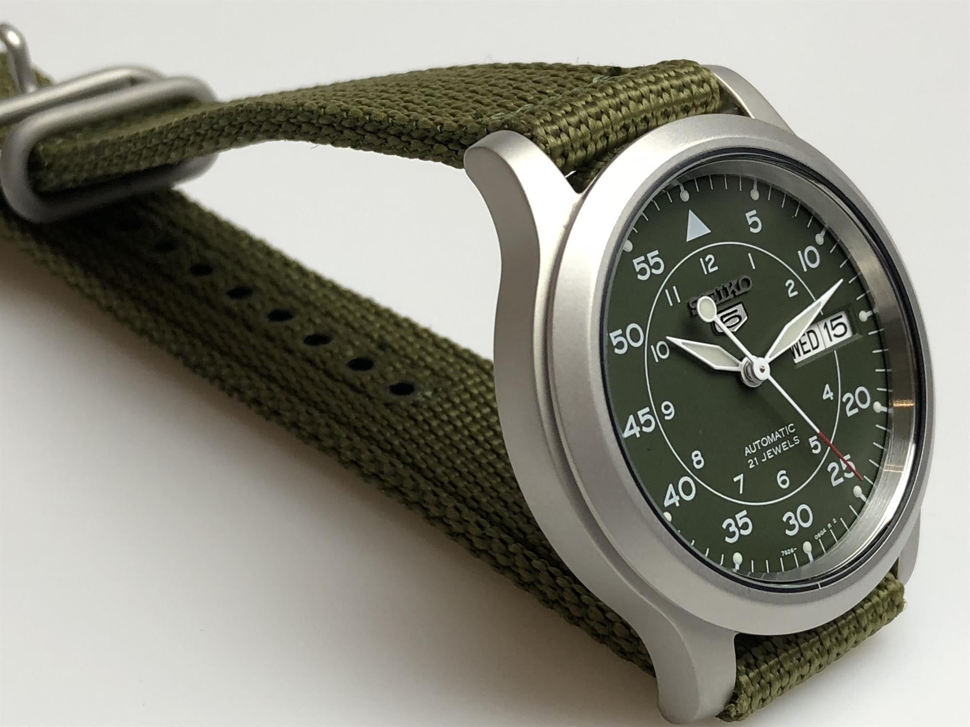 Seiko 5 Automatic Green Dial Men's Watch SNK805K2