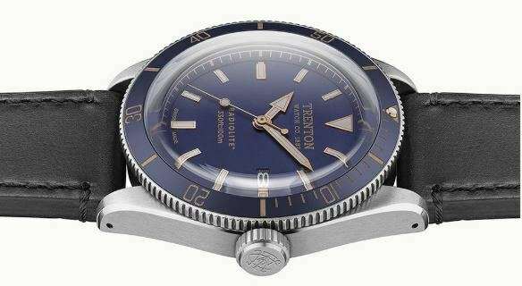 Ingersoll Limited Edition The Trenton Blue Dial Black Leather Strap Quartz Men's Watch T07601