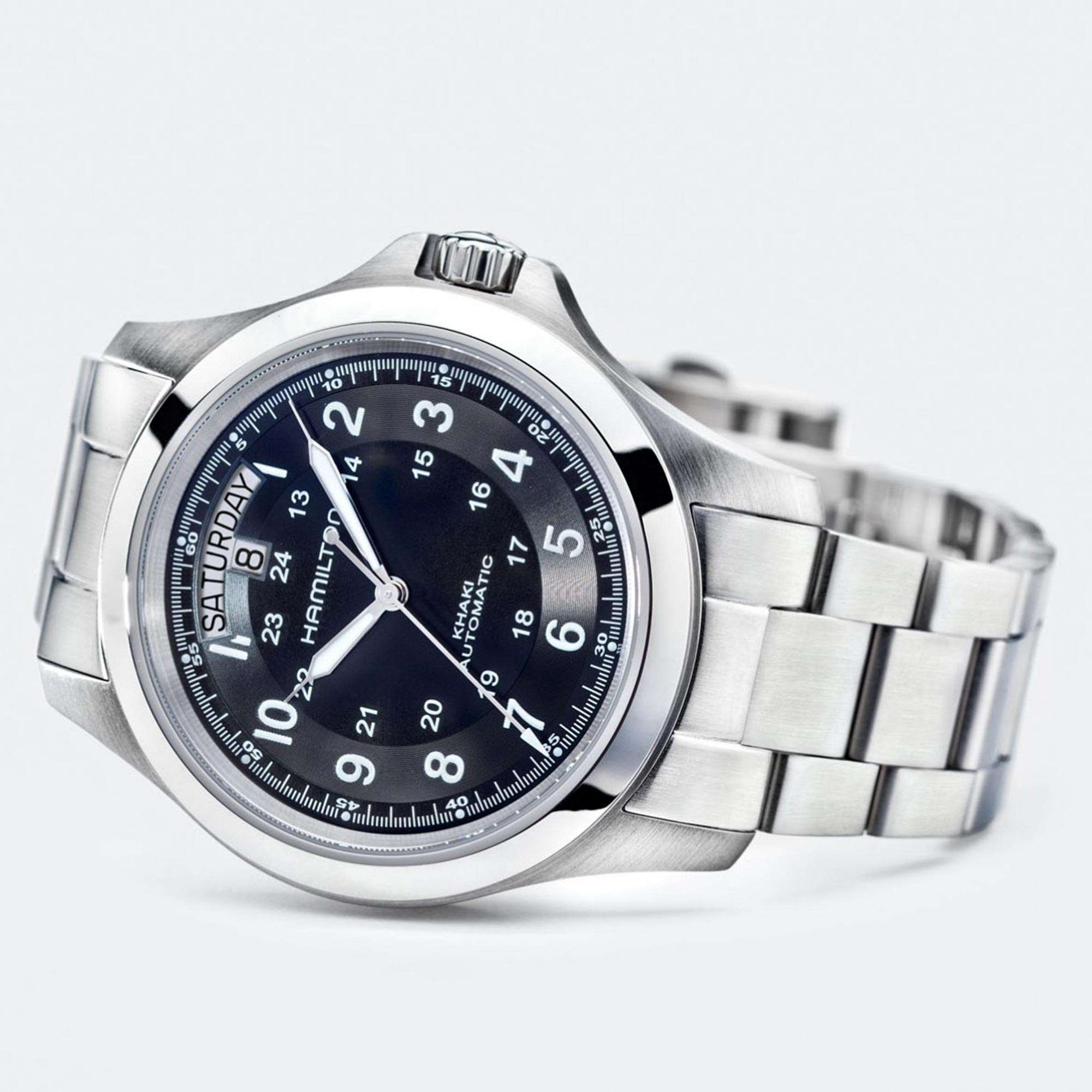 Hamilton Khaki Field H64455133 40mm brushed and polished case
