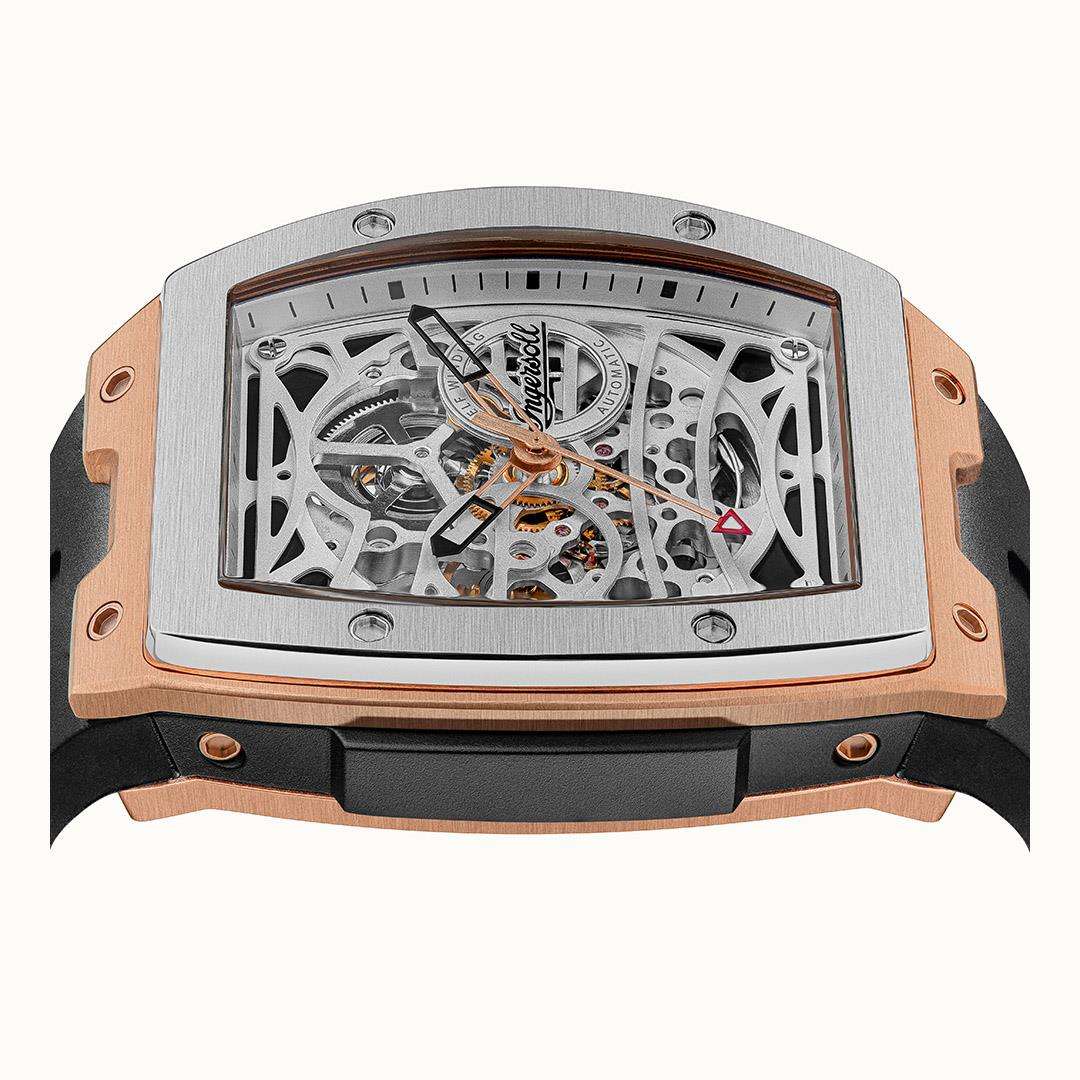 Ingersol The Challenger Automatic Black Strap Men's Watch I12302