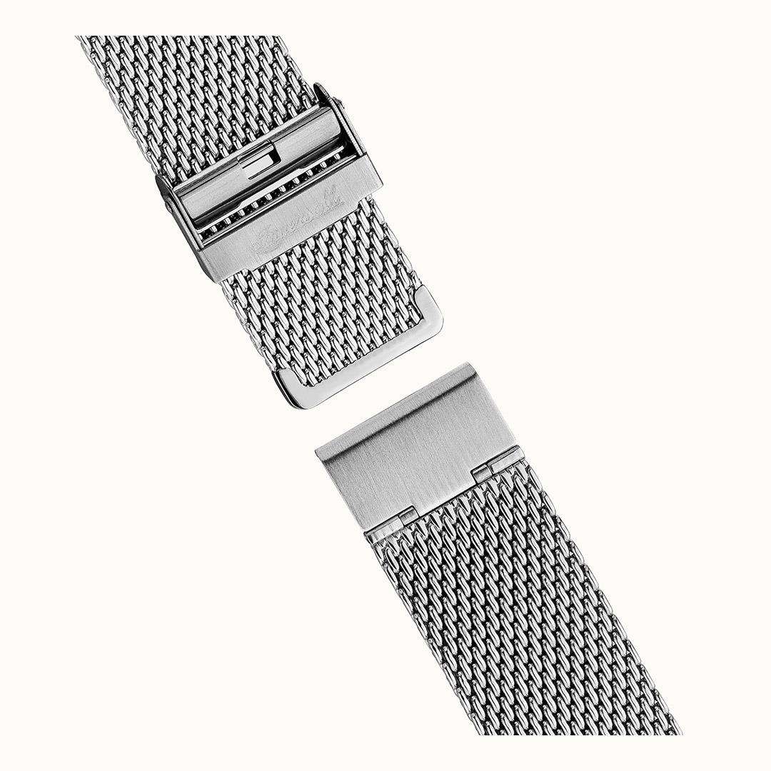 Ingersoll The Herald Automatik Graues Zifferblatt Mailänder Armband Herren Uhr I00405B