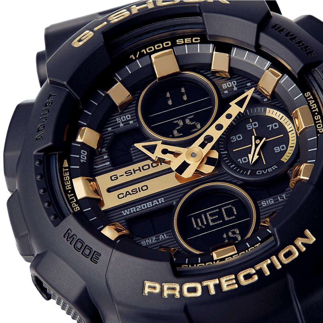 Casio G-Shock Quartz Black Dial Black Silicone Watch GMA-S140M-1AER