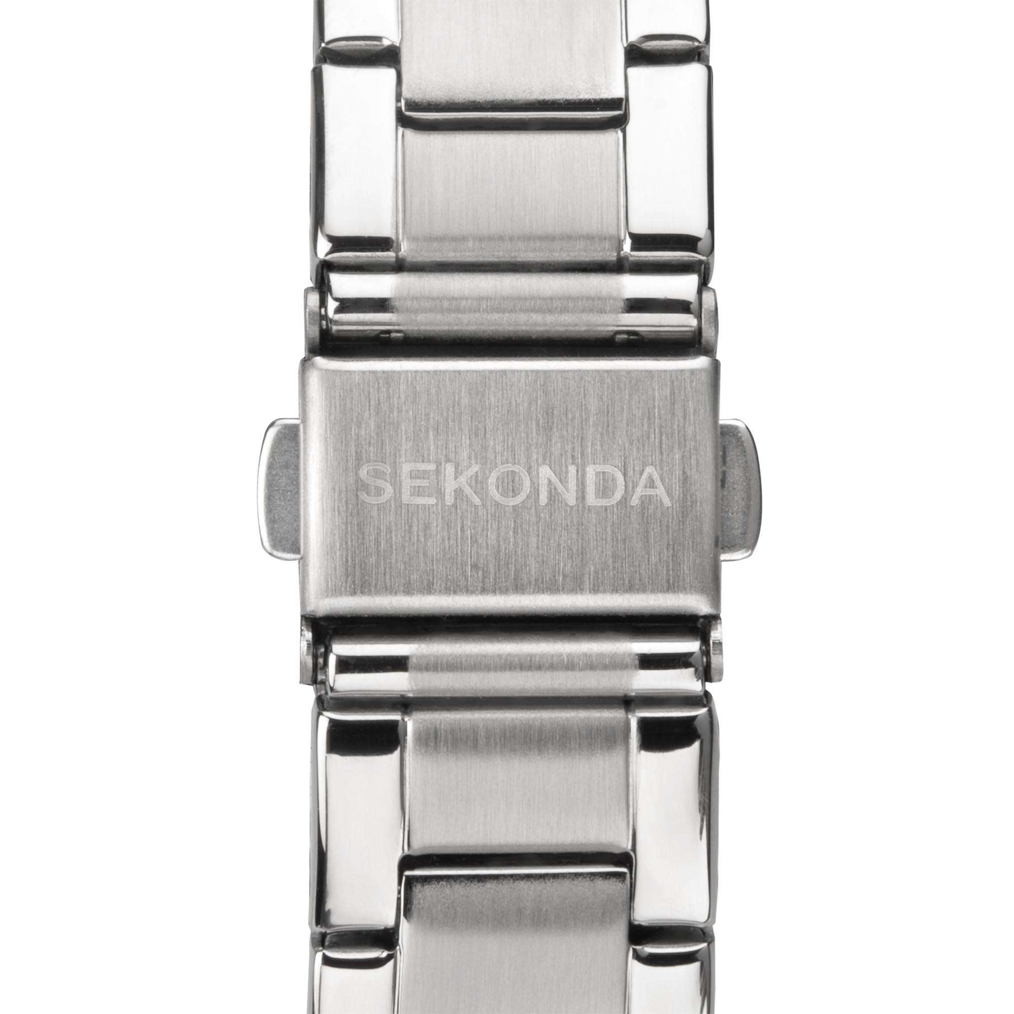 Sekonda ColourPop Quartz White Dial Stainless Steel Bracelet Ladies Watch 40363