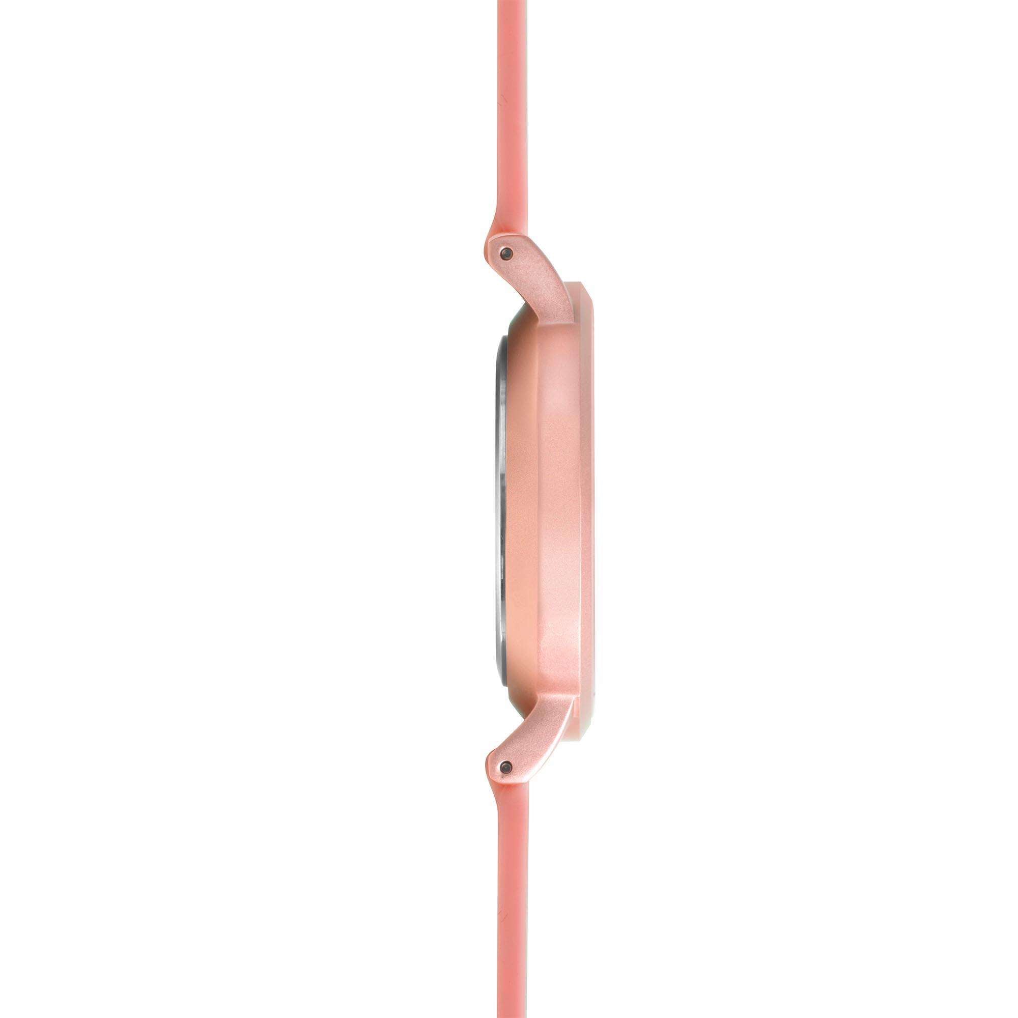 Sekonda In Colour Quarz Rosa Zifferblatt Rosa Silikonarmband Damen Uhr 40394