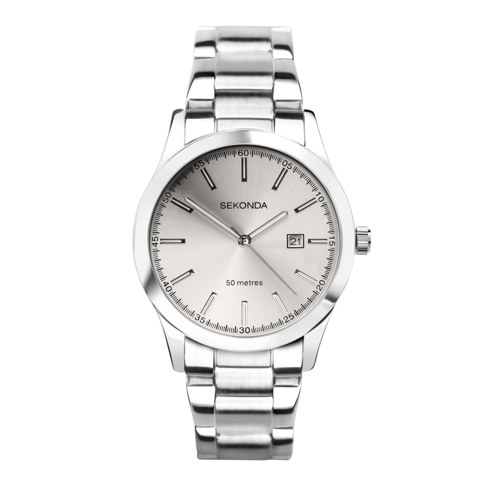 Sekonda Colour Pop Quartz Silver Dial Stainless Steel Bracelet Ladies Watch 40439