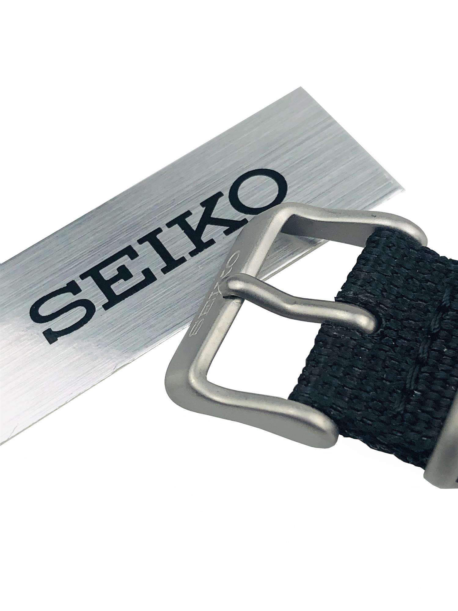 Seiko 5 Automatic Black Dial Black NATO Fabric Strap Men's Watch SNK809K2 - WatchNation