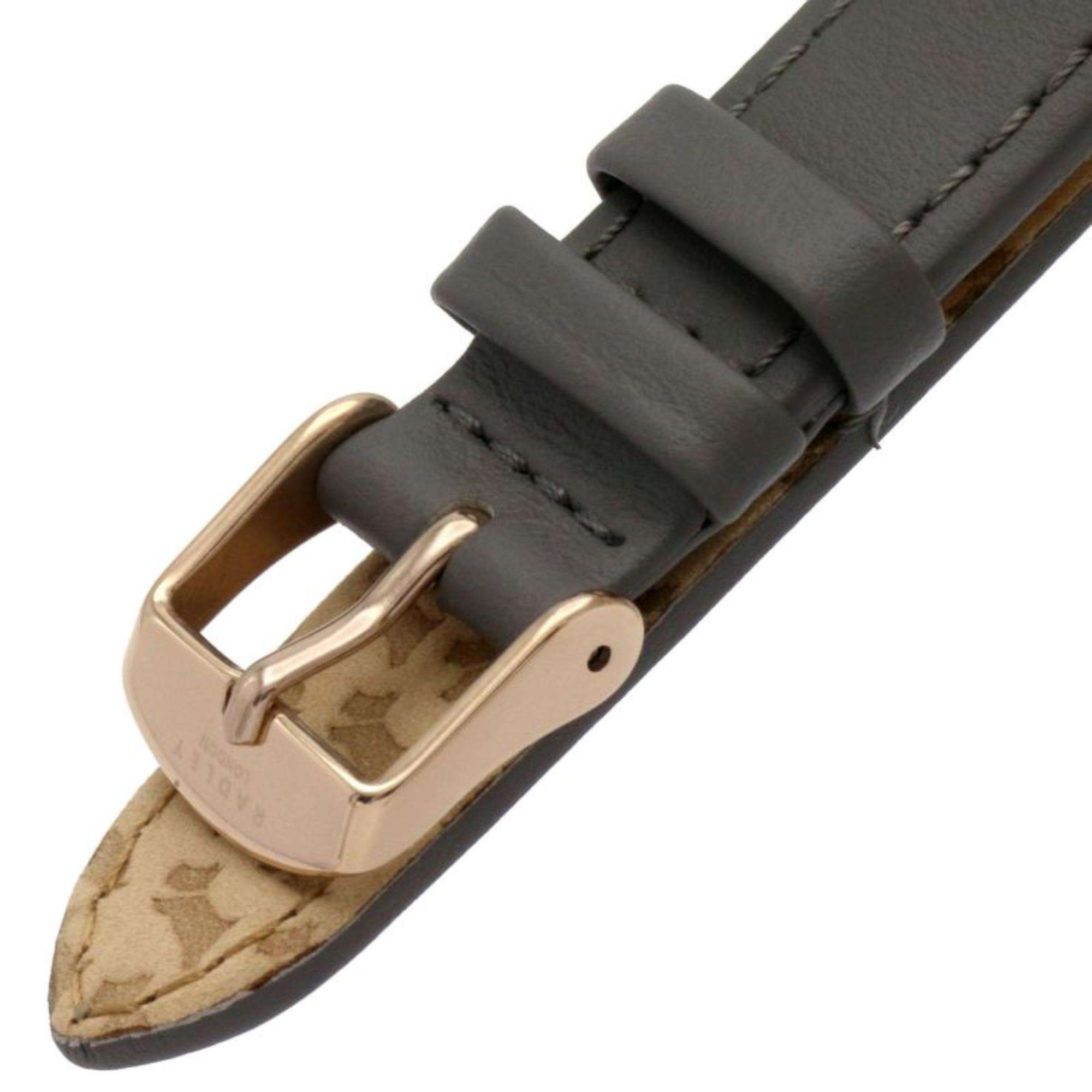 Radley Quarz Roségold Zifferblatt Graues Lederarmband Damen Uhr RY21182