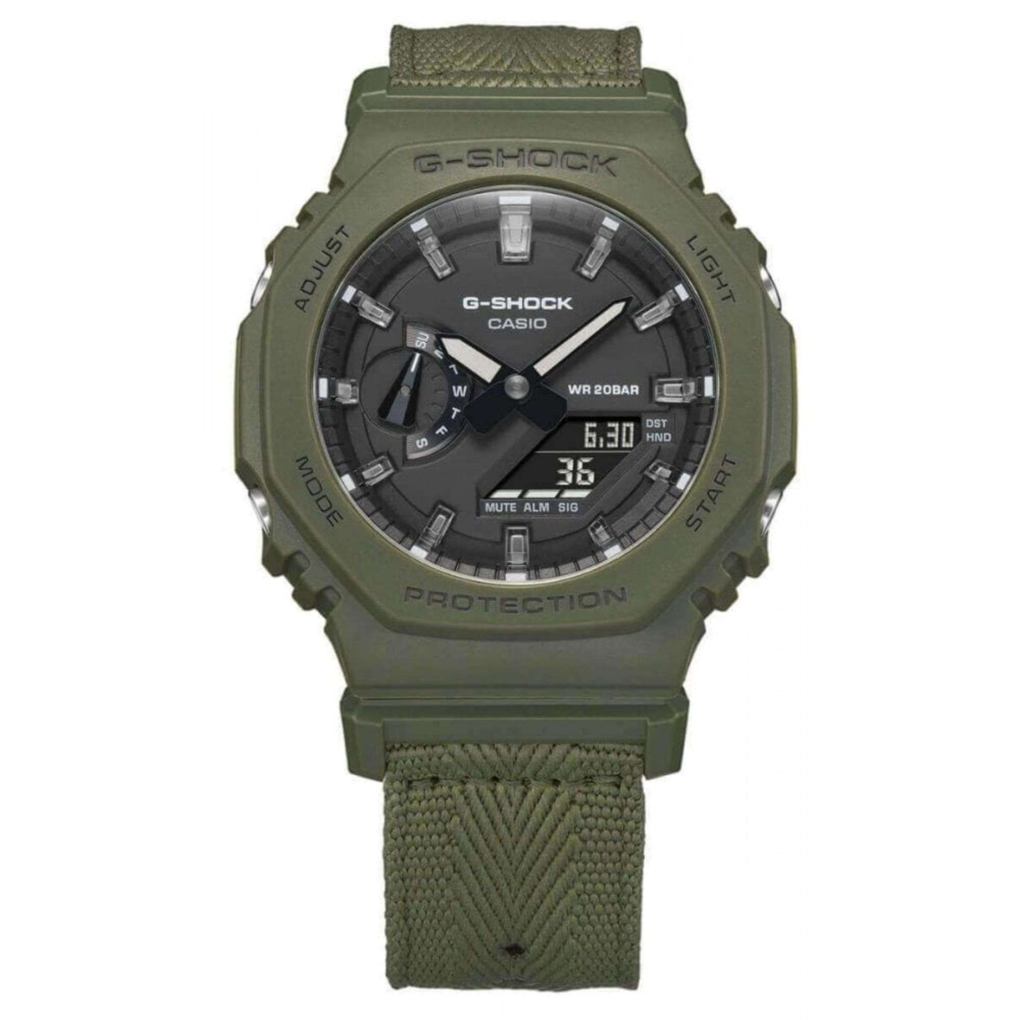 Casio G-Shock Gefrorener Wald Schnee Camouflage Serie Herren Uhr GAE-2100GC-7AER