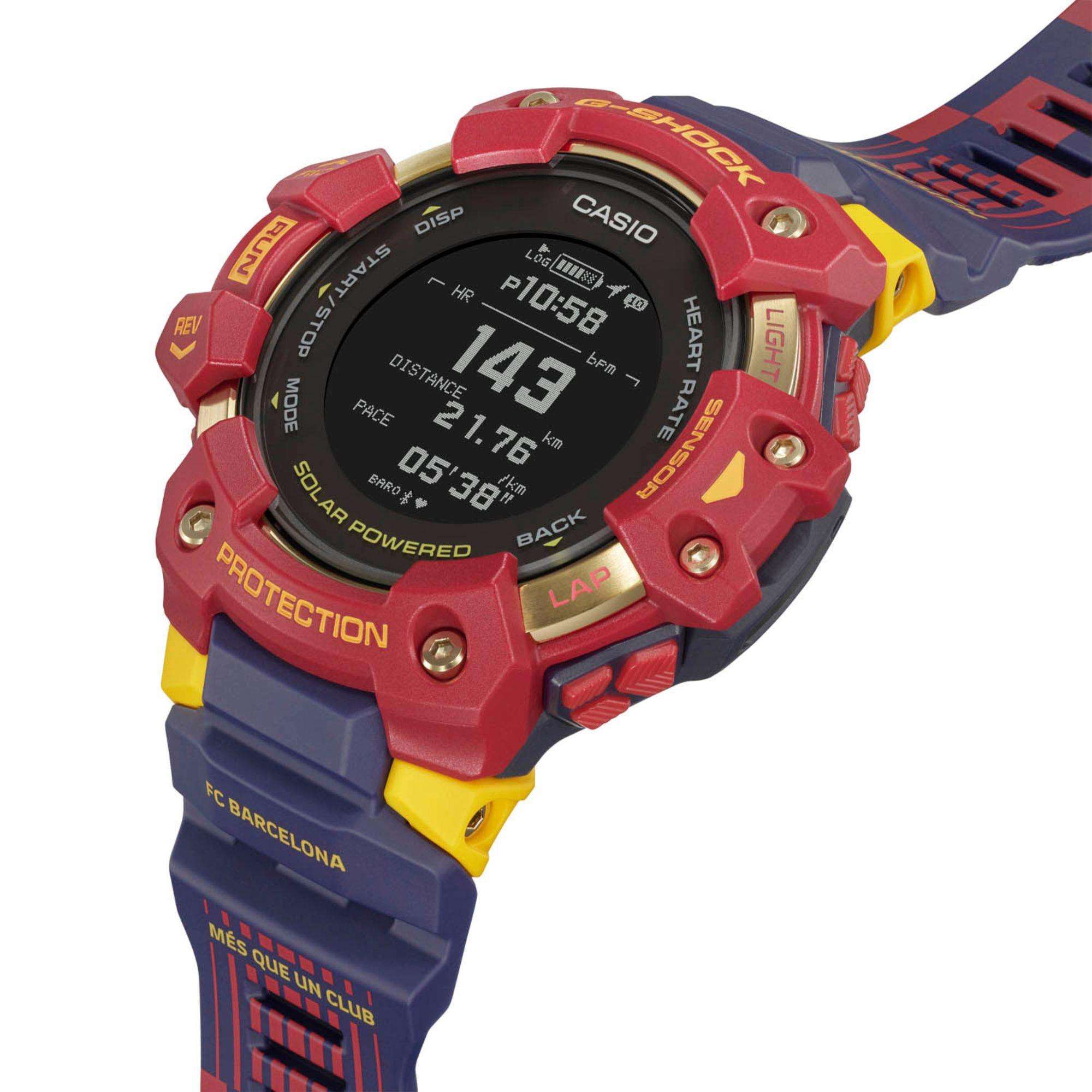 Casio G-Shock Limitierte Auflage FC Barcelona Tie UP Herren SmartWatch GBD-H1000BAR-4ER