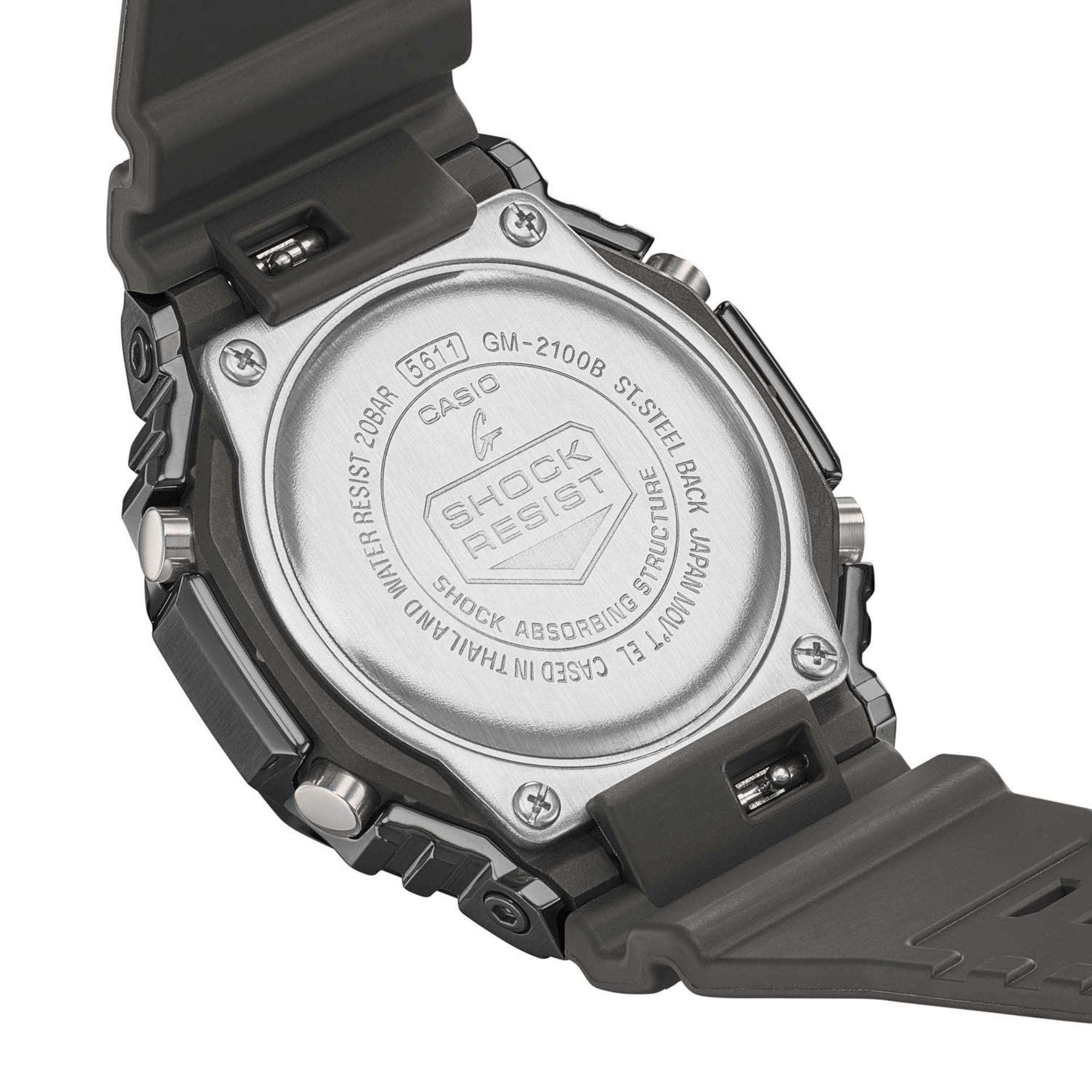 Casio G-Shock  CasiOak Red Dial Alarm Chronograph Watch GM-2100B-4AER