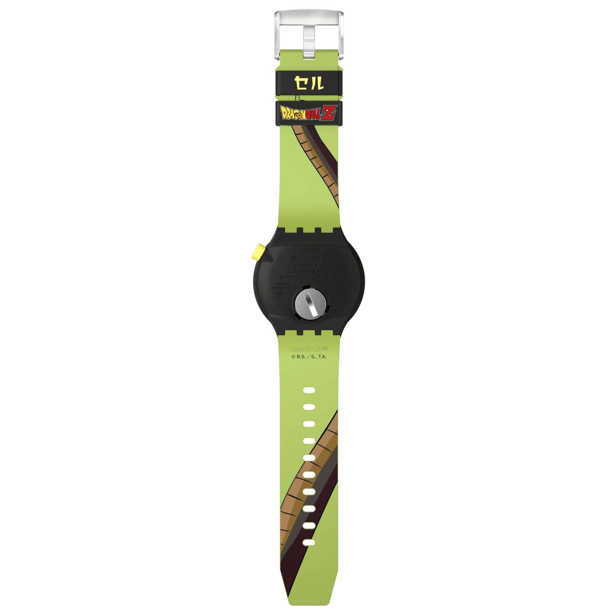 Swatch Big Bold 47mm White Dial Silicone Quartz Watch SB01Z401
