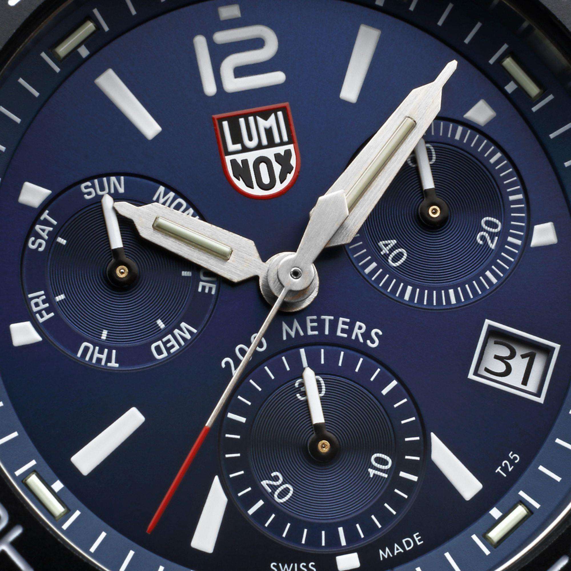 Luminox Pacific Diver 44mm Chronograph Blue Dial Steel Mens Quartz Watch XS.3144