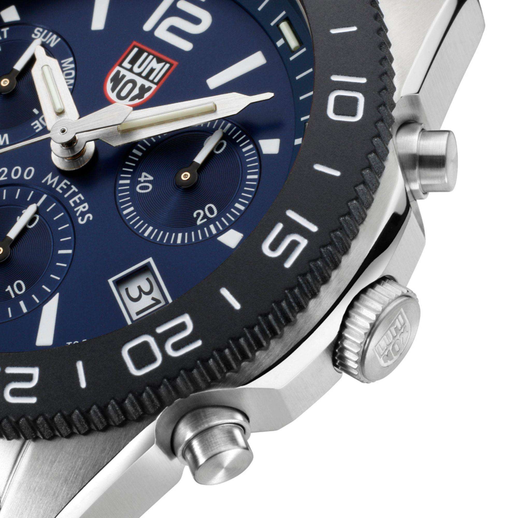 Luminox Pacific Diver 44mm Chronograph Blue Dial Steel Mens Quartz Watch XS.3144
