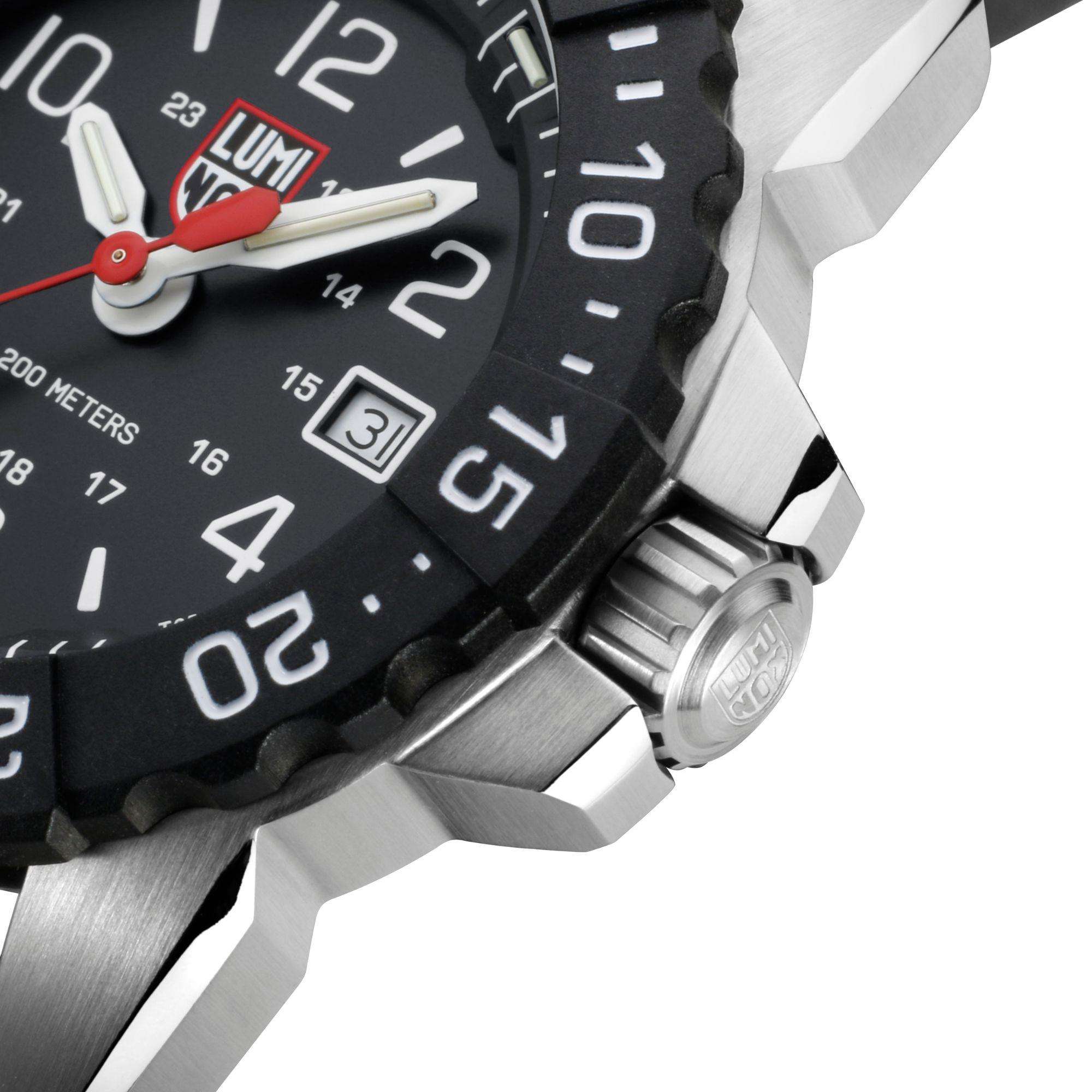 Luminox Navy Seal 45mm Black Dial Rubber Mens Quartz Watch XS.3251.CB