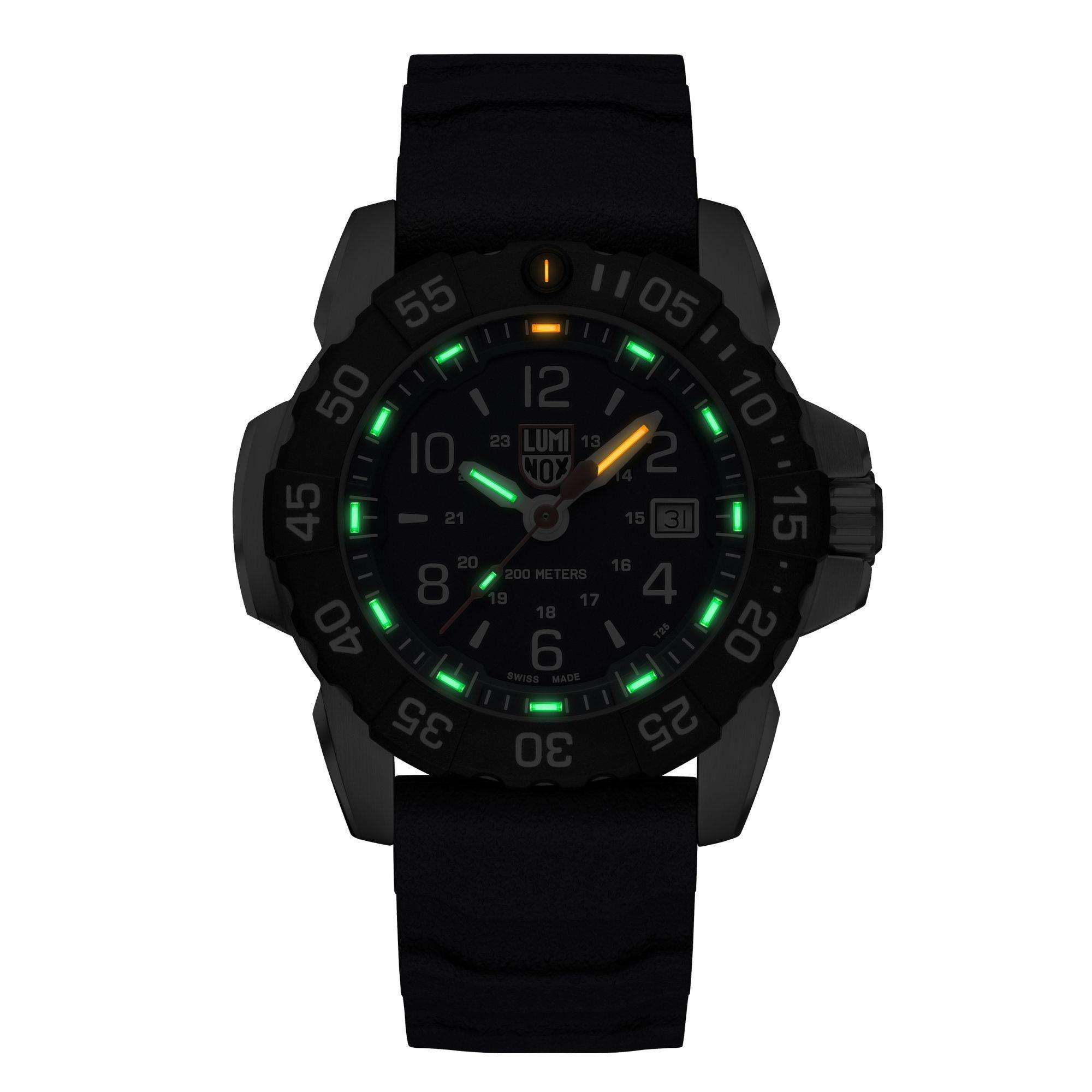 Luminox Navy Seal 45mm Blue Dial Rubber Mens Quartz Watch XS.3253.CB