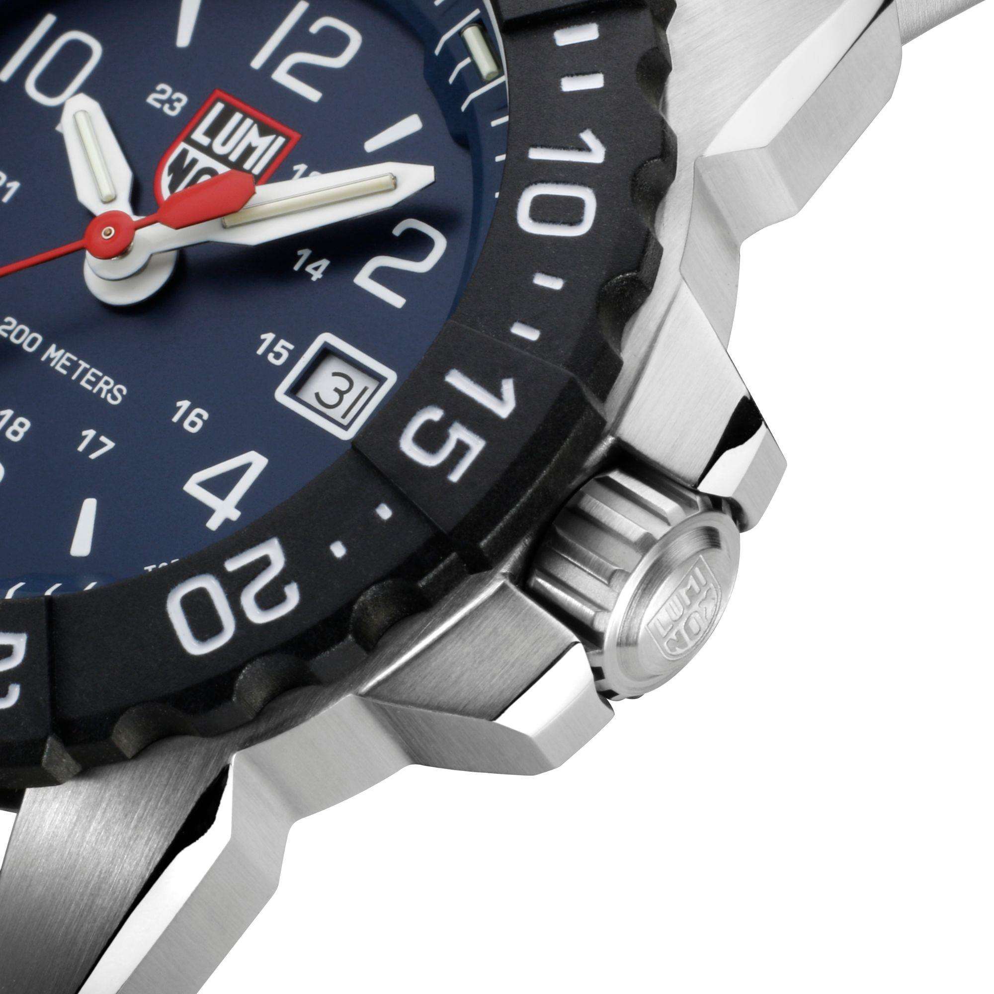 Luminox Navy Seal Blue Dial Steel Strap Men's Watch XS.3254.CB