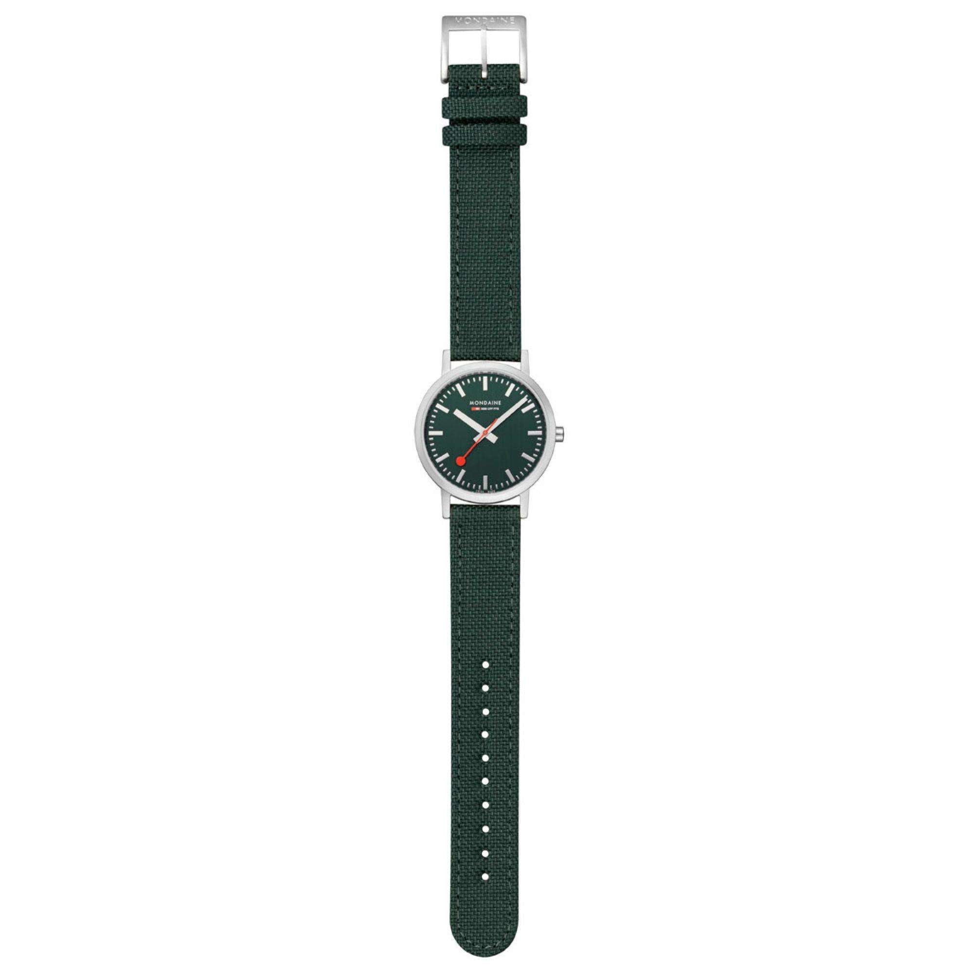 Mondaine Classic Forest Green Dial Bracelet Watch A660.30314.60SBF